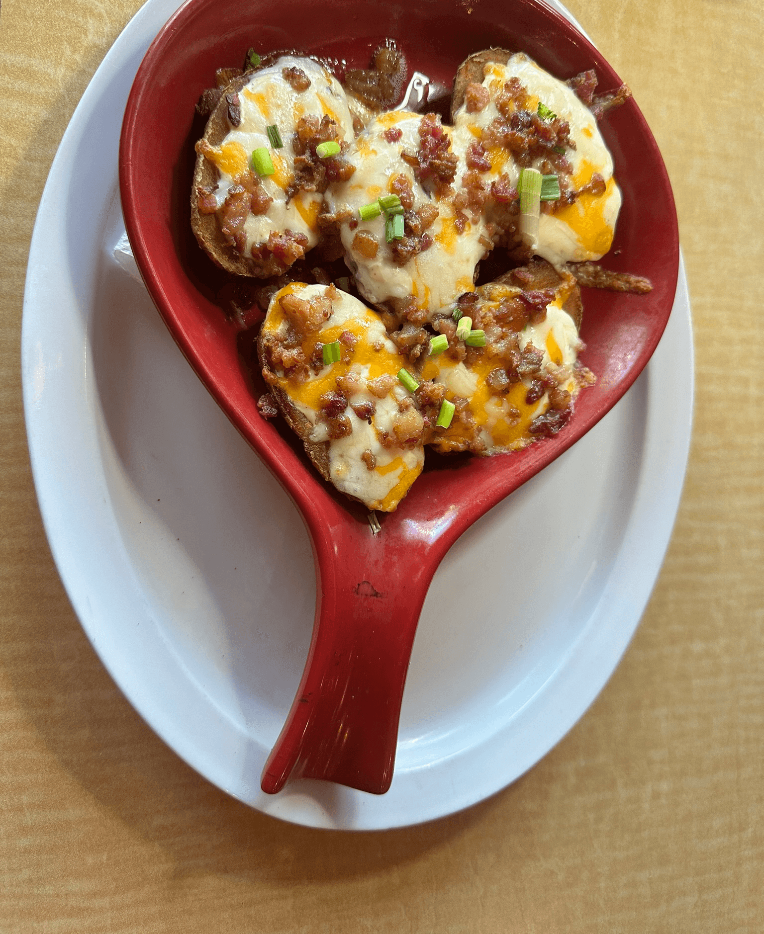 LOADED POTATO SKINS.