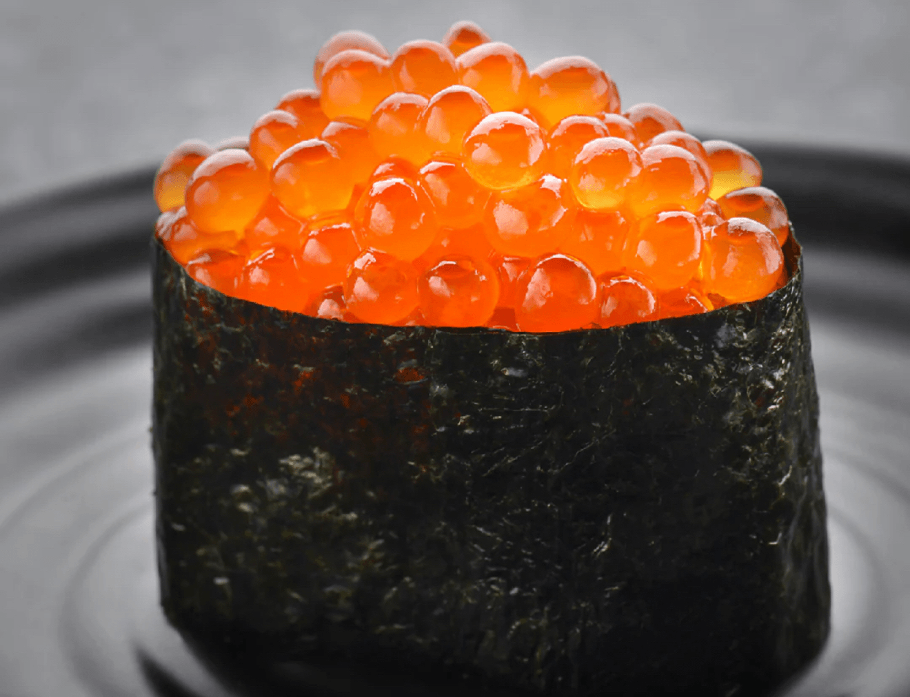 Salmon Egg Nigiri (Roe).