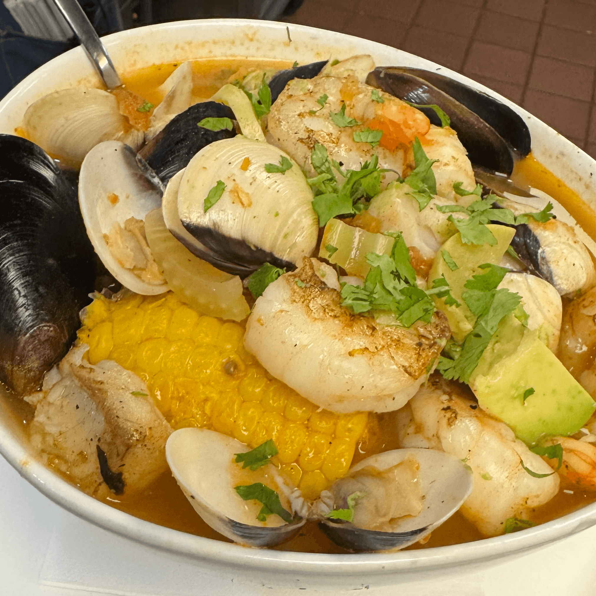 Sopa De Mariscos.