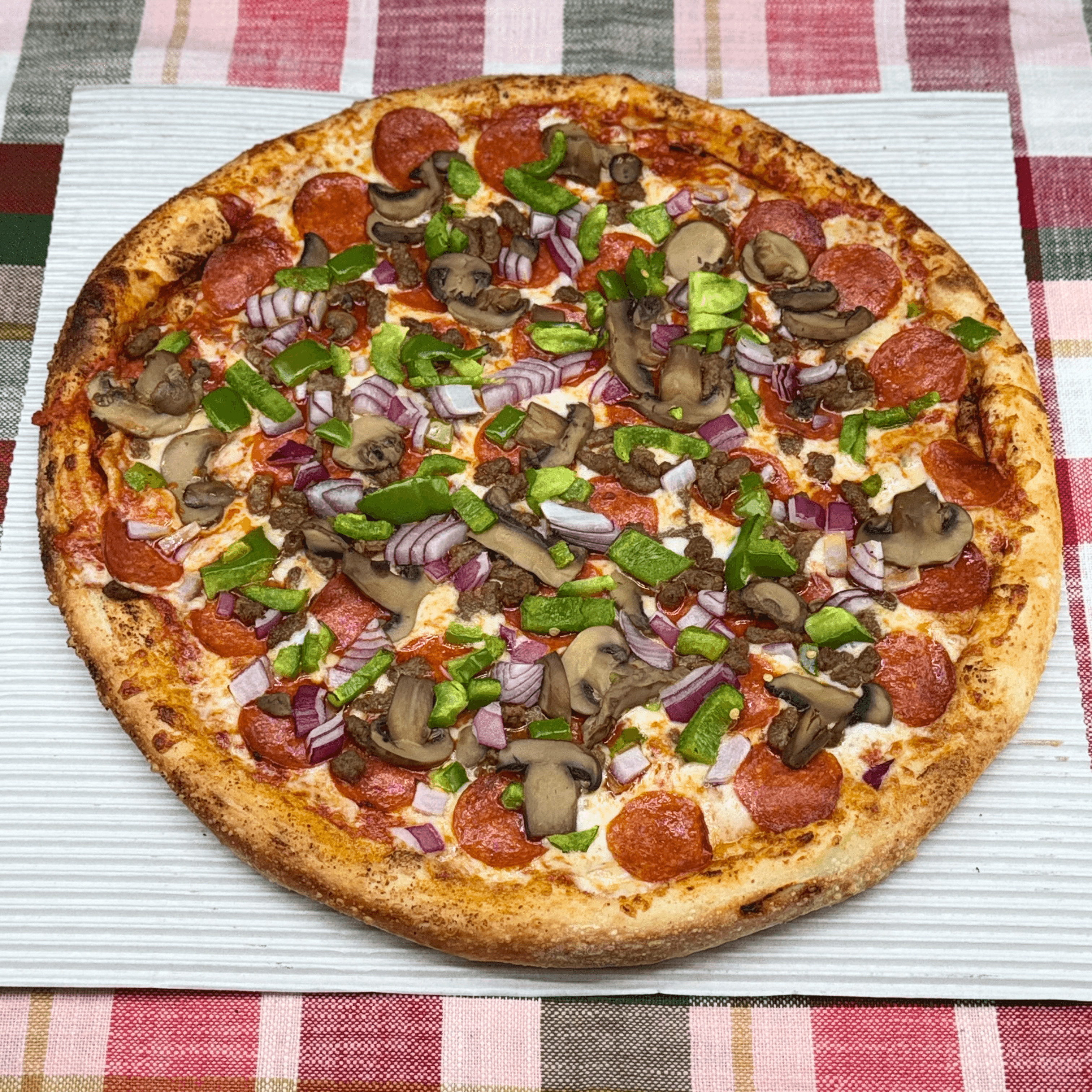 The Works Pizza 12" Small.