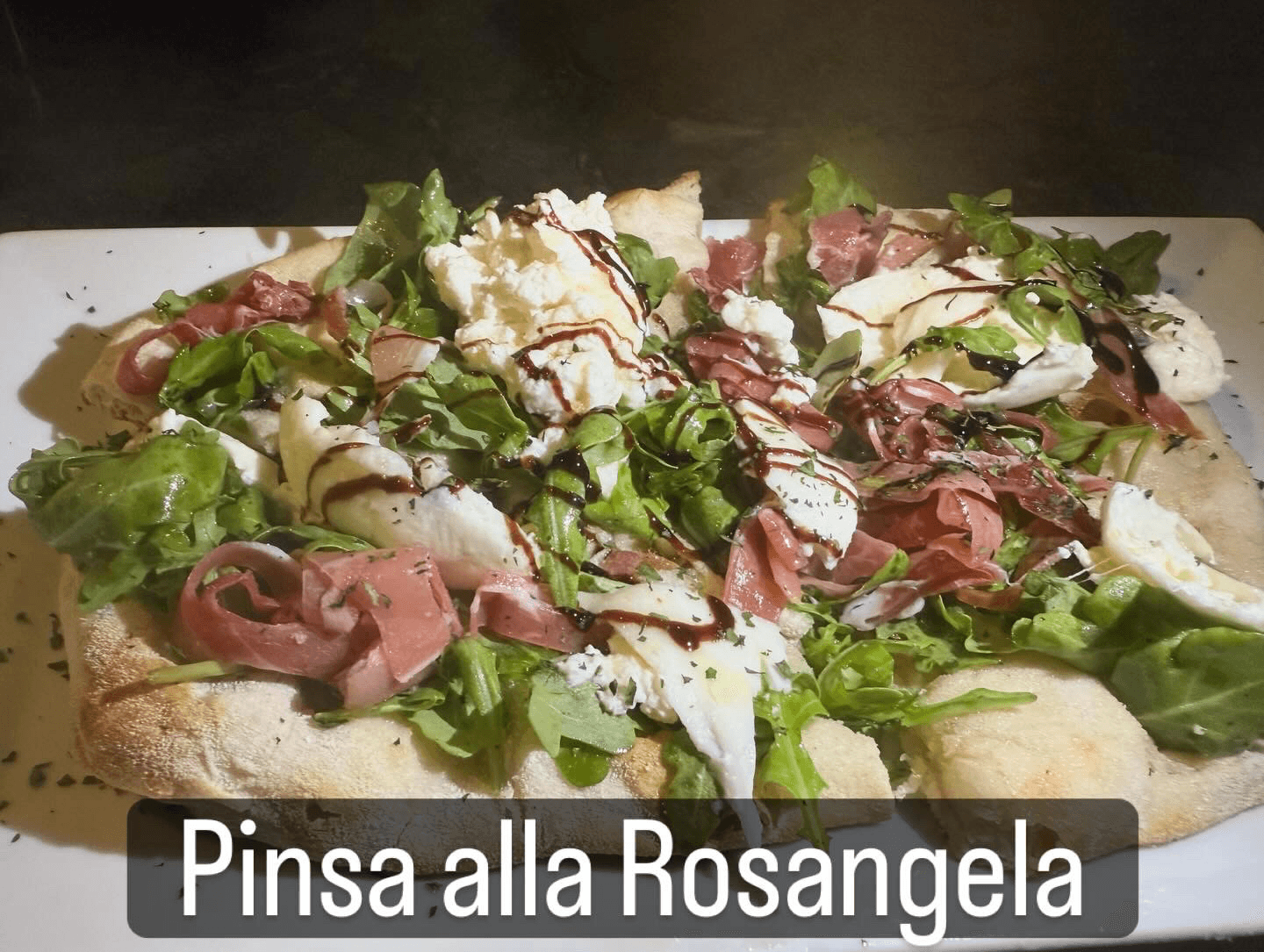 Pinsa alla Rosangela $18.
