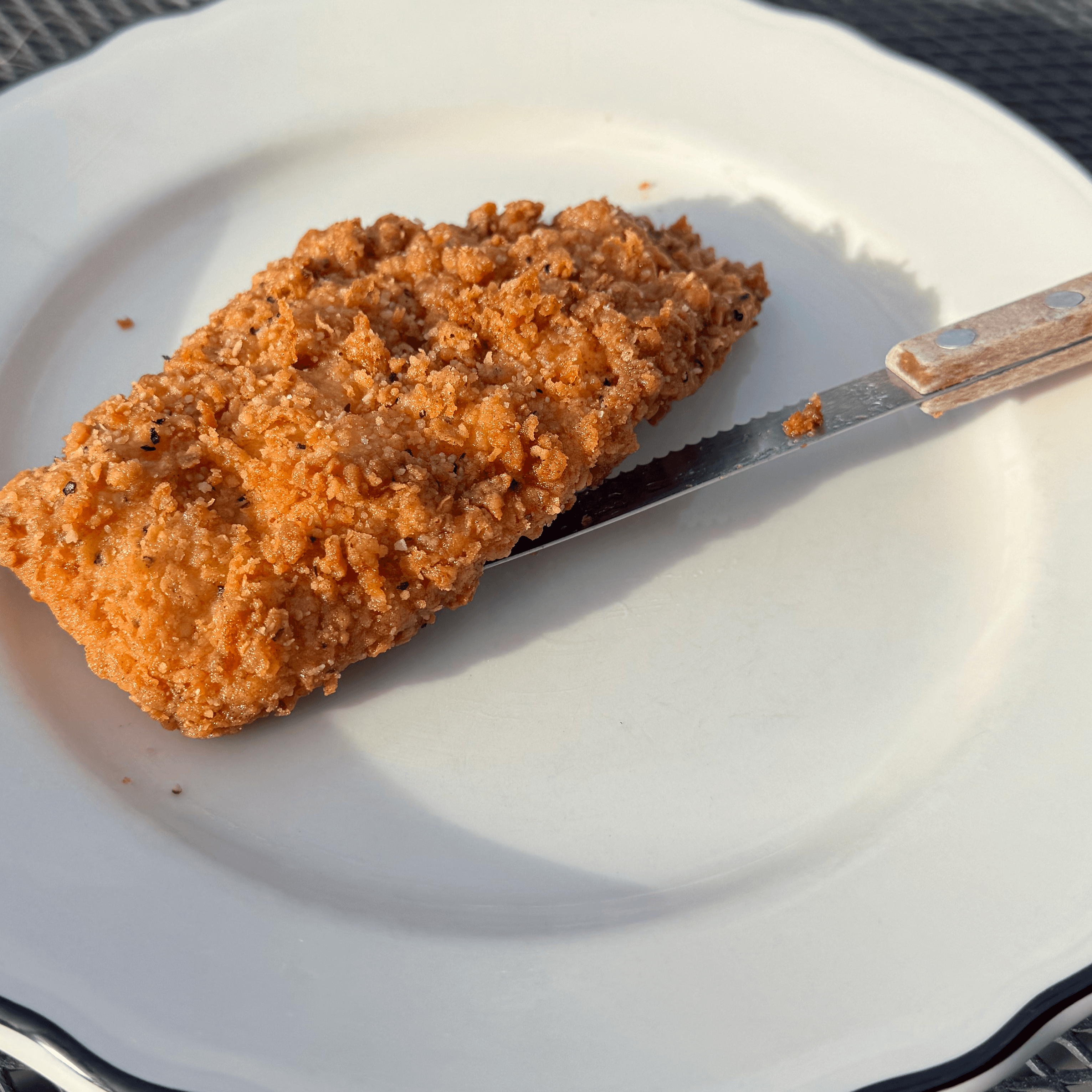 A Piece Of Fried Chicken.