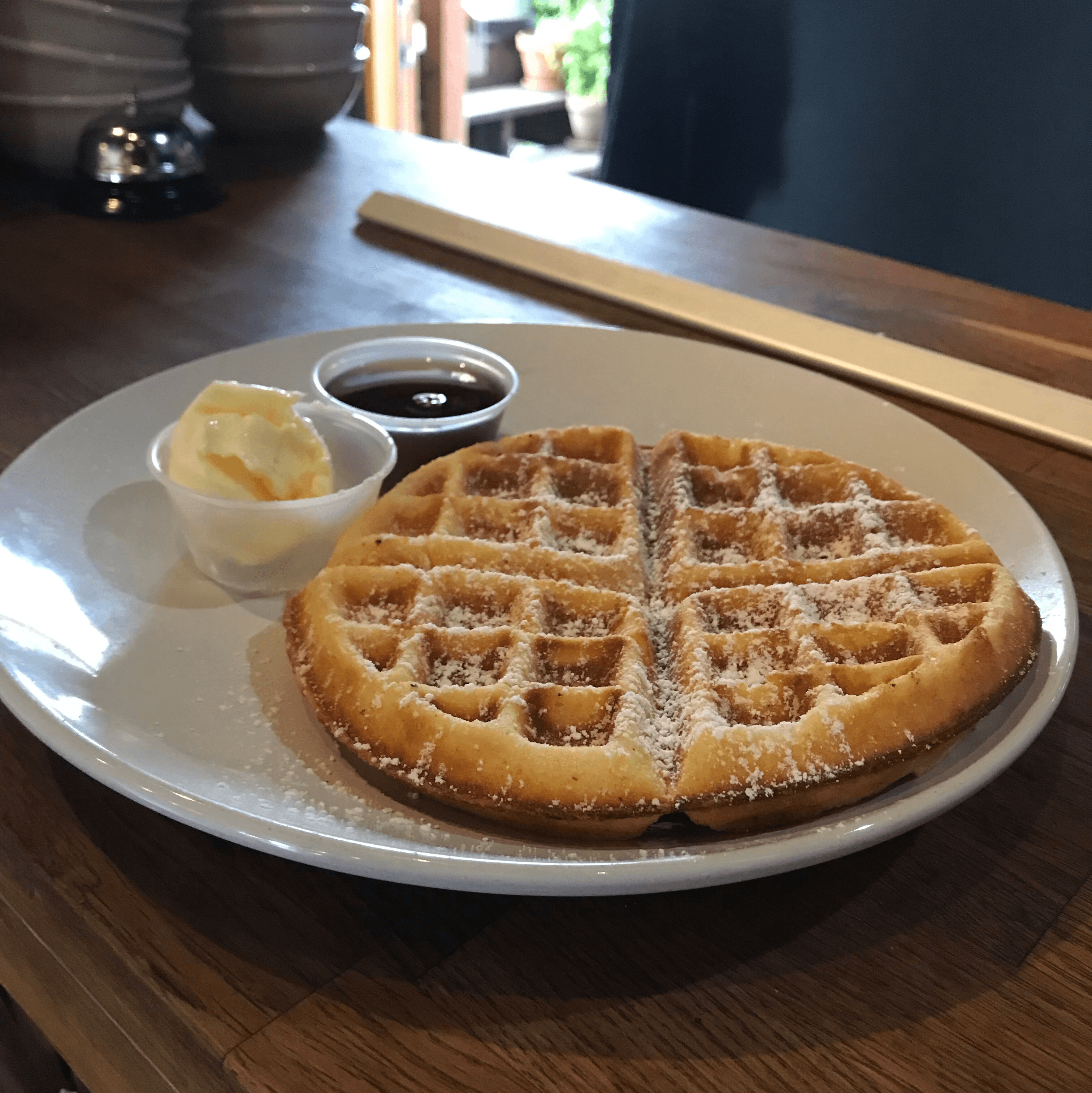 Corn Bread Waffle (veg).