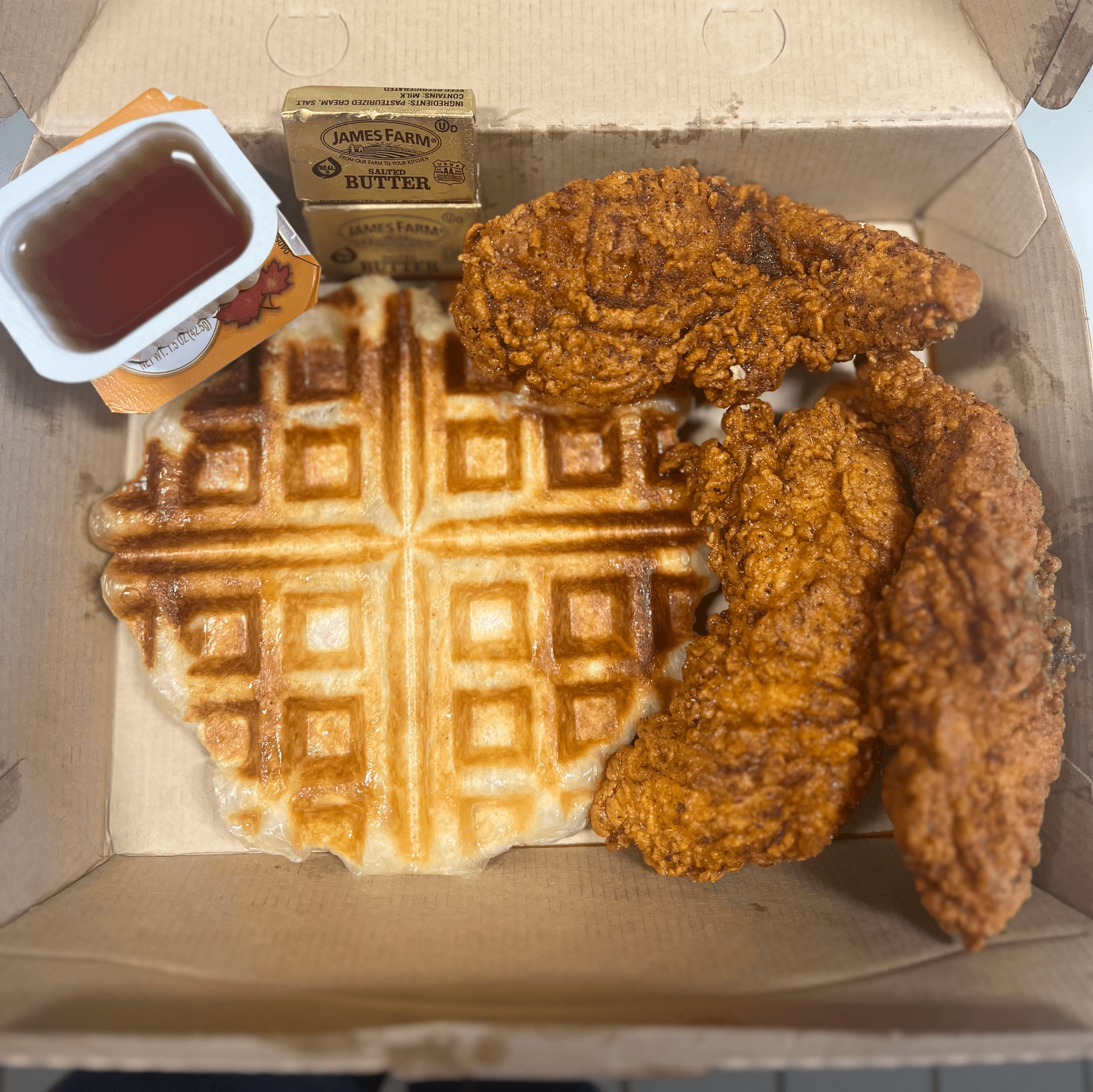 Chicken & Waffle.