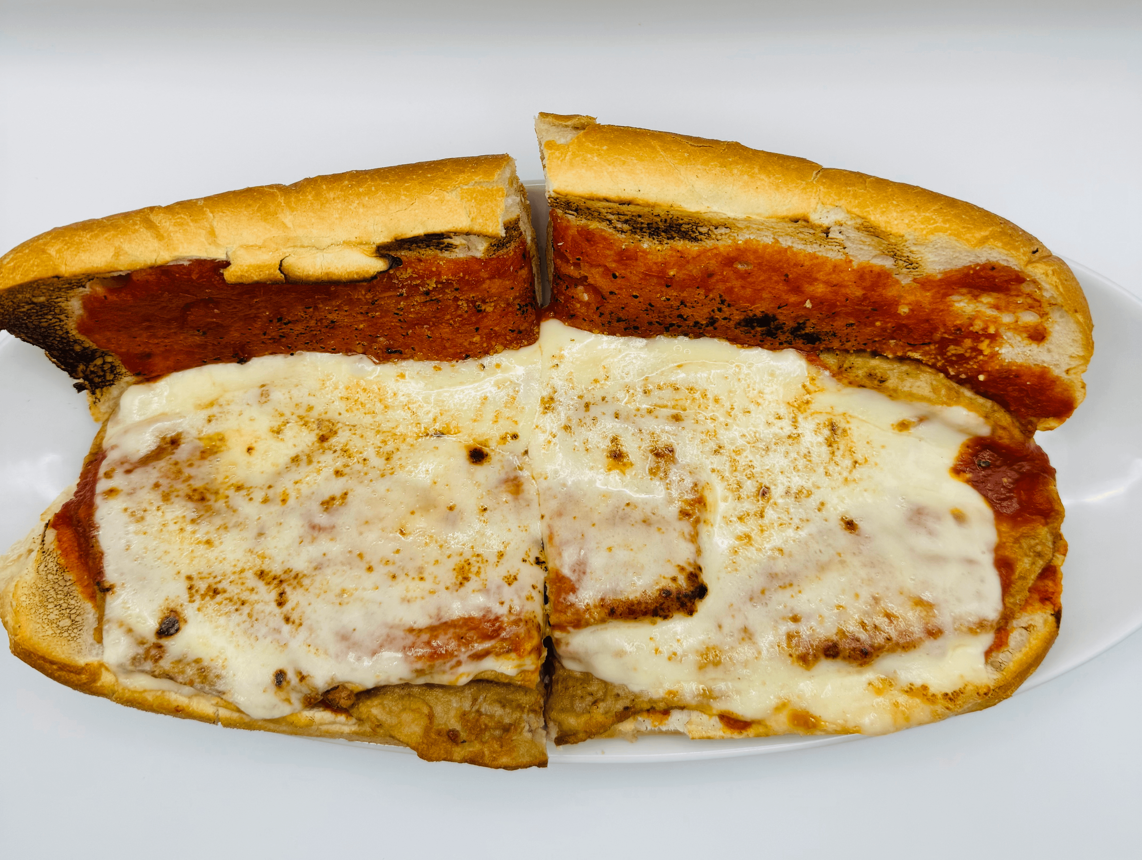 Eggplant Parmesan Hero.