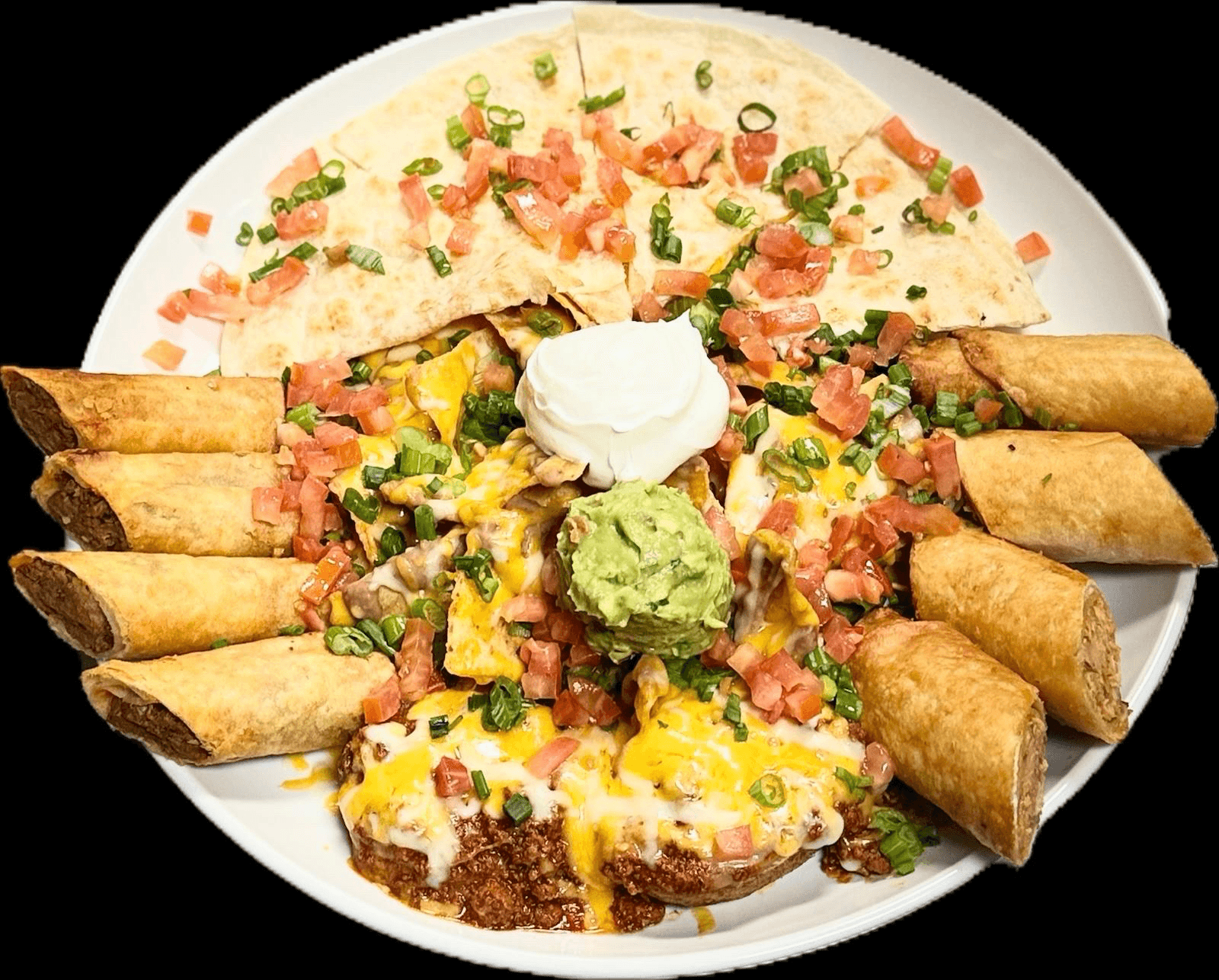 Juan Colorado's Sampler Platter.
