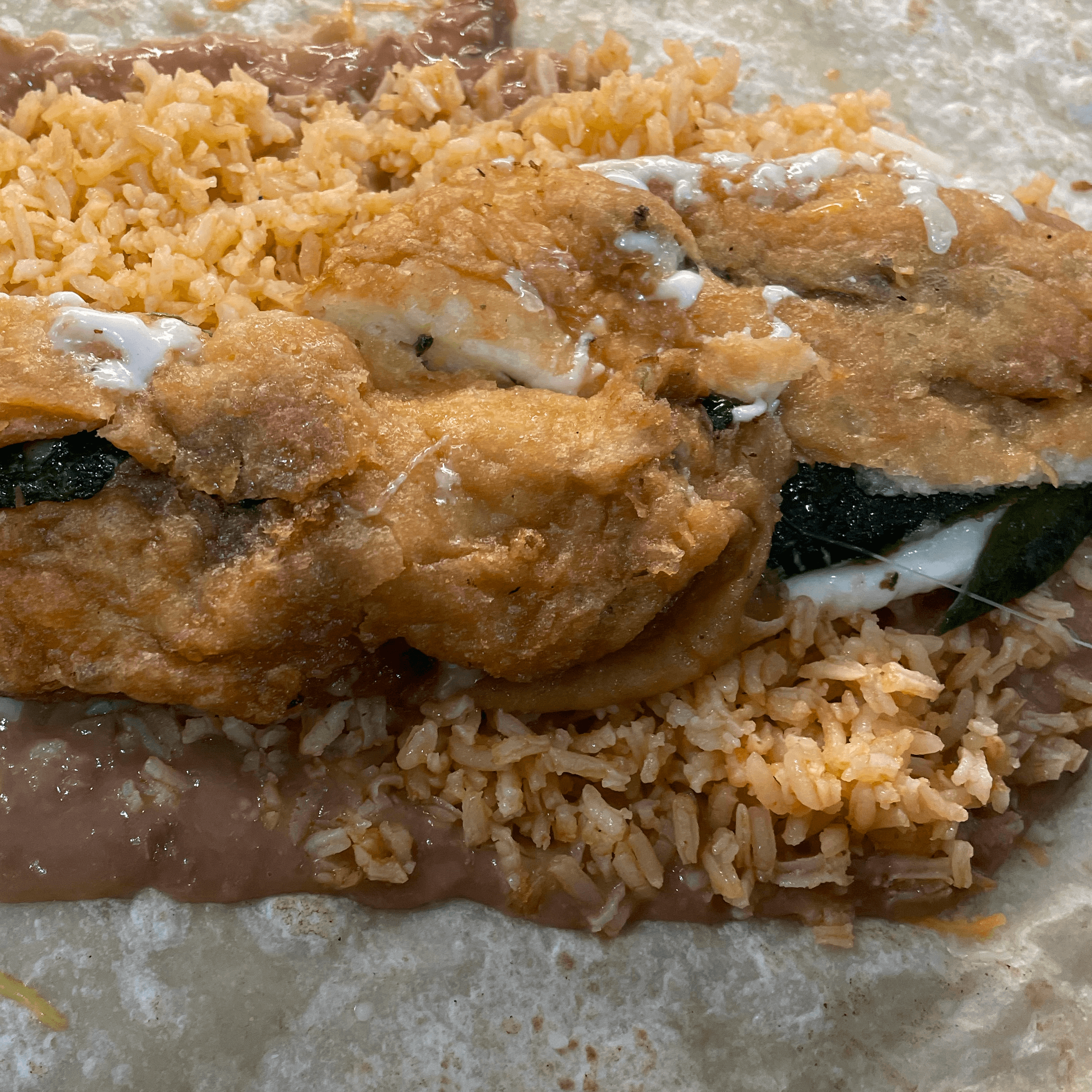 Chile Relleno Burrito.