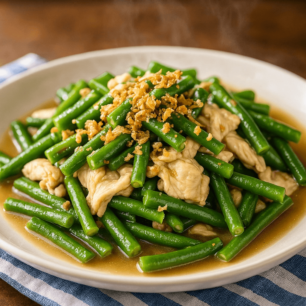 Sc - garlic green bean.