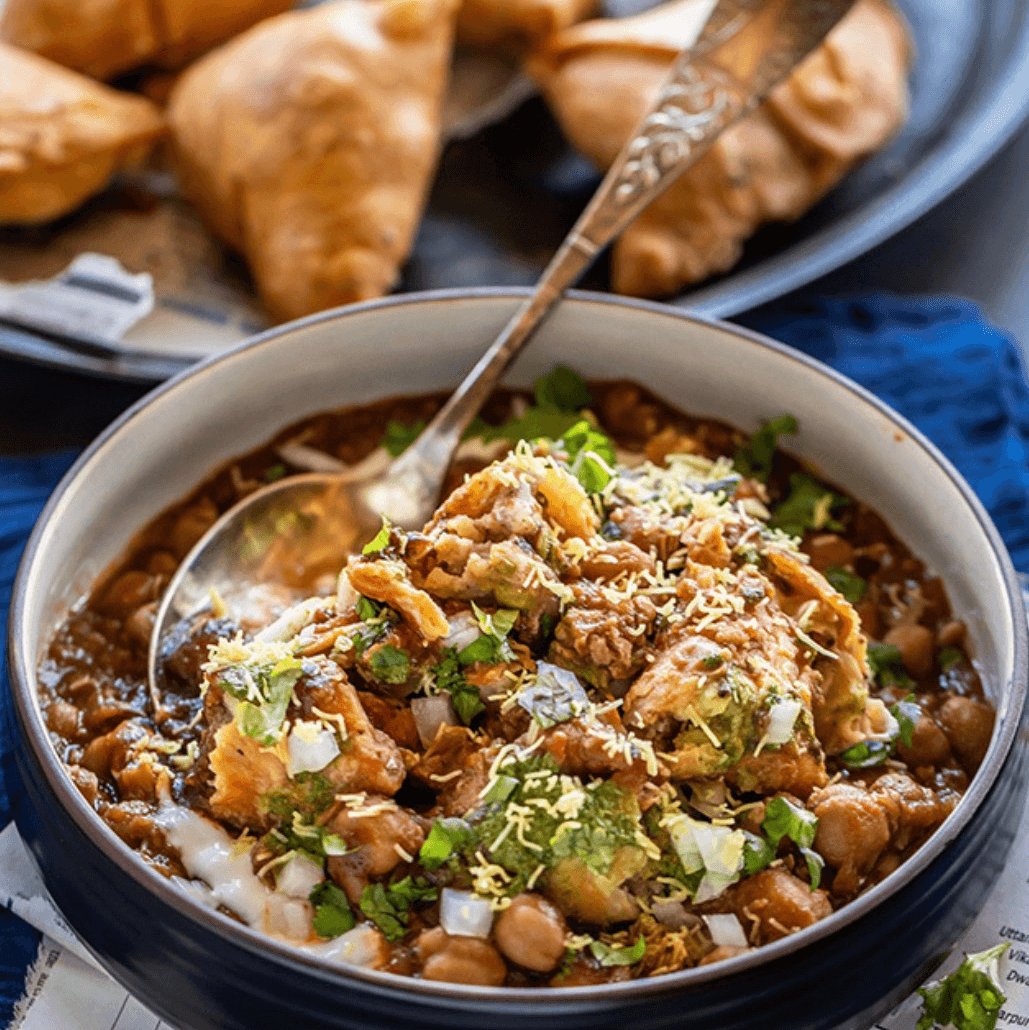 Samosa Chaat.