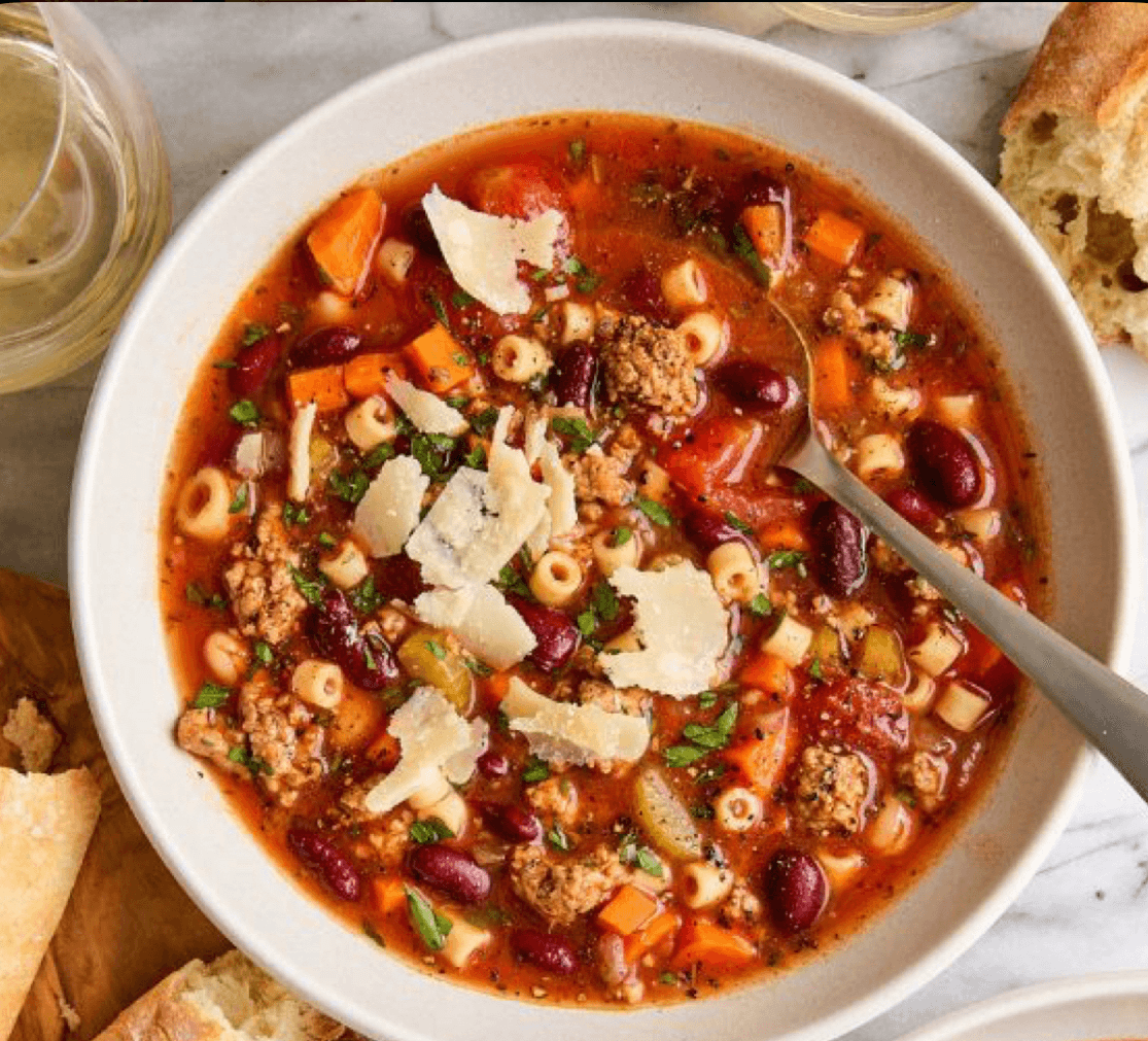 Pasta Fagioli (Vegetarian & Vegan).