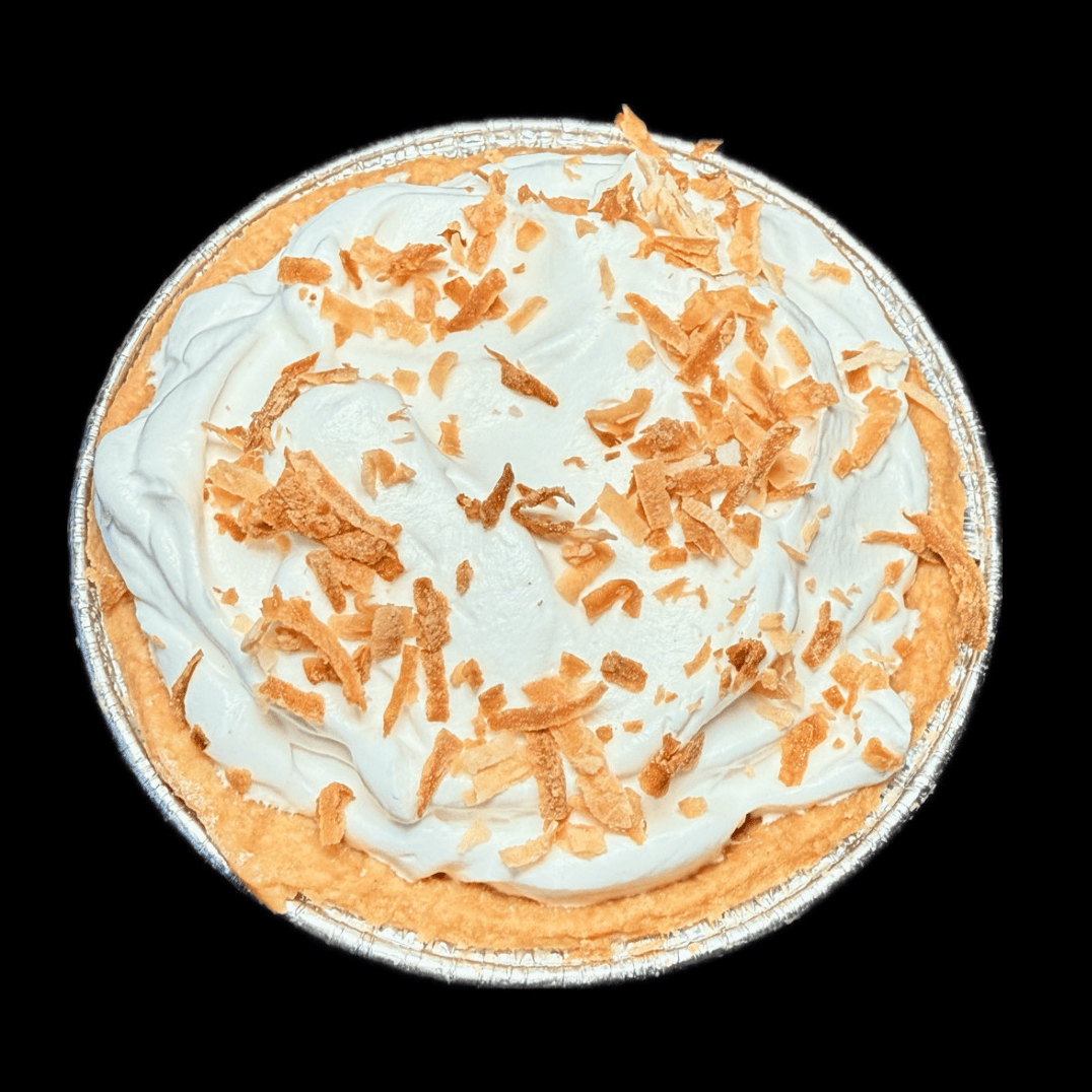 Coconut Cream Mini Pie.