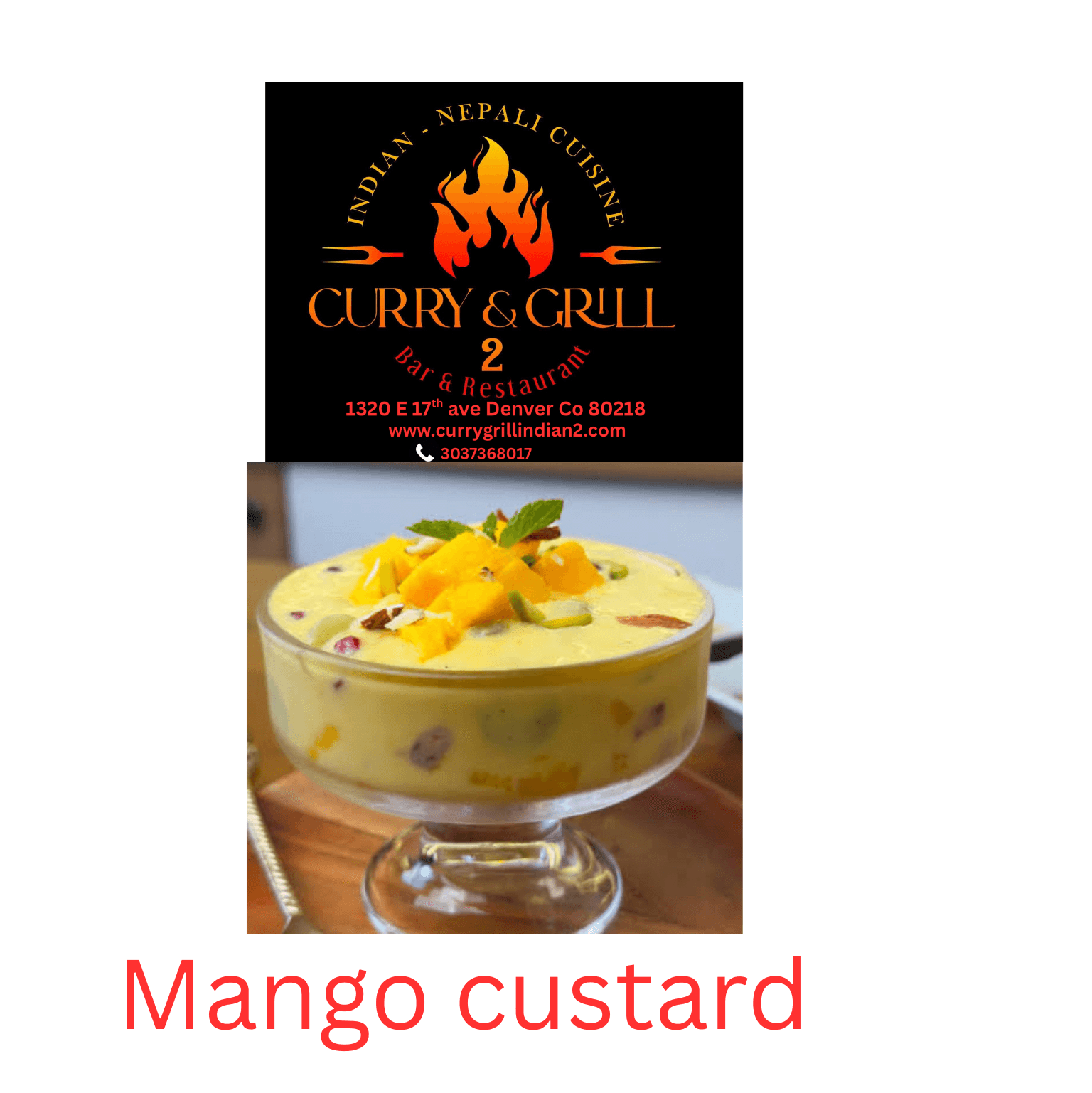 Mango Custard.