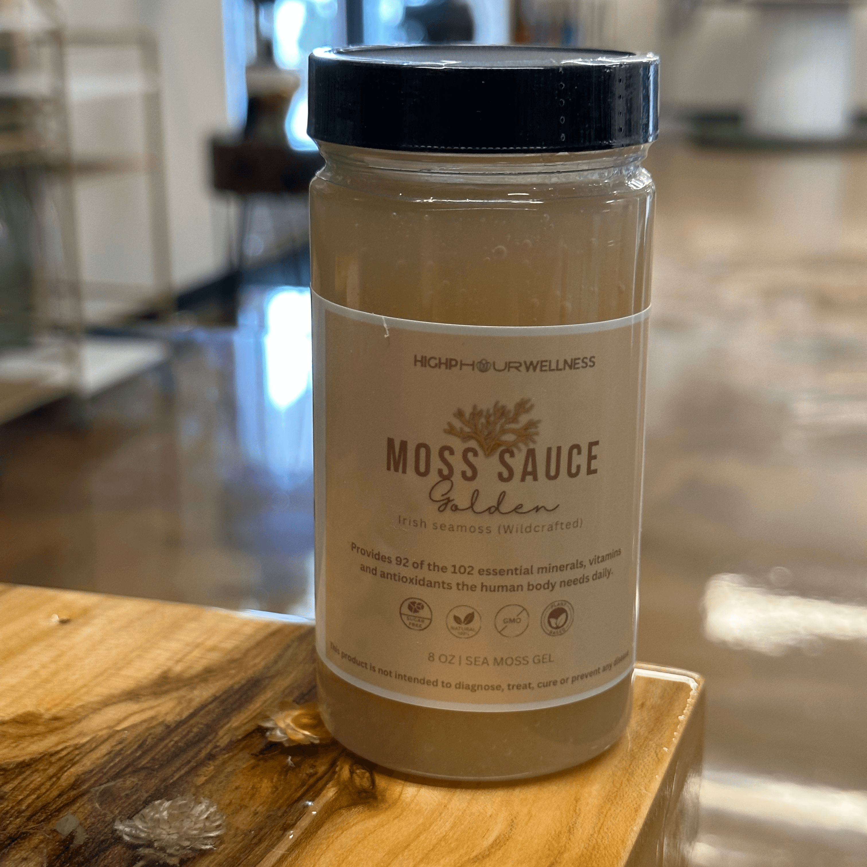 Sweetened Sea Moss Sauce.