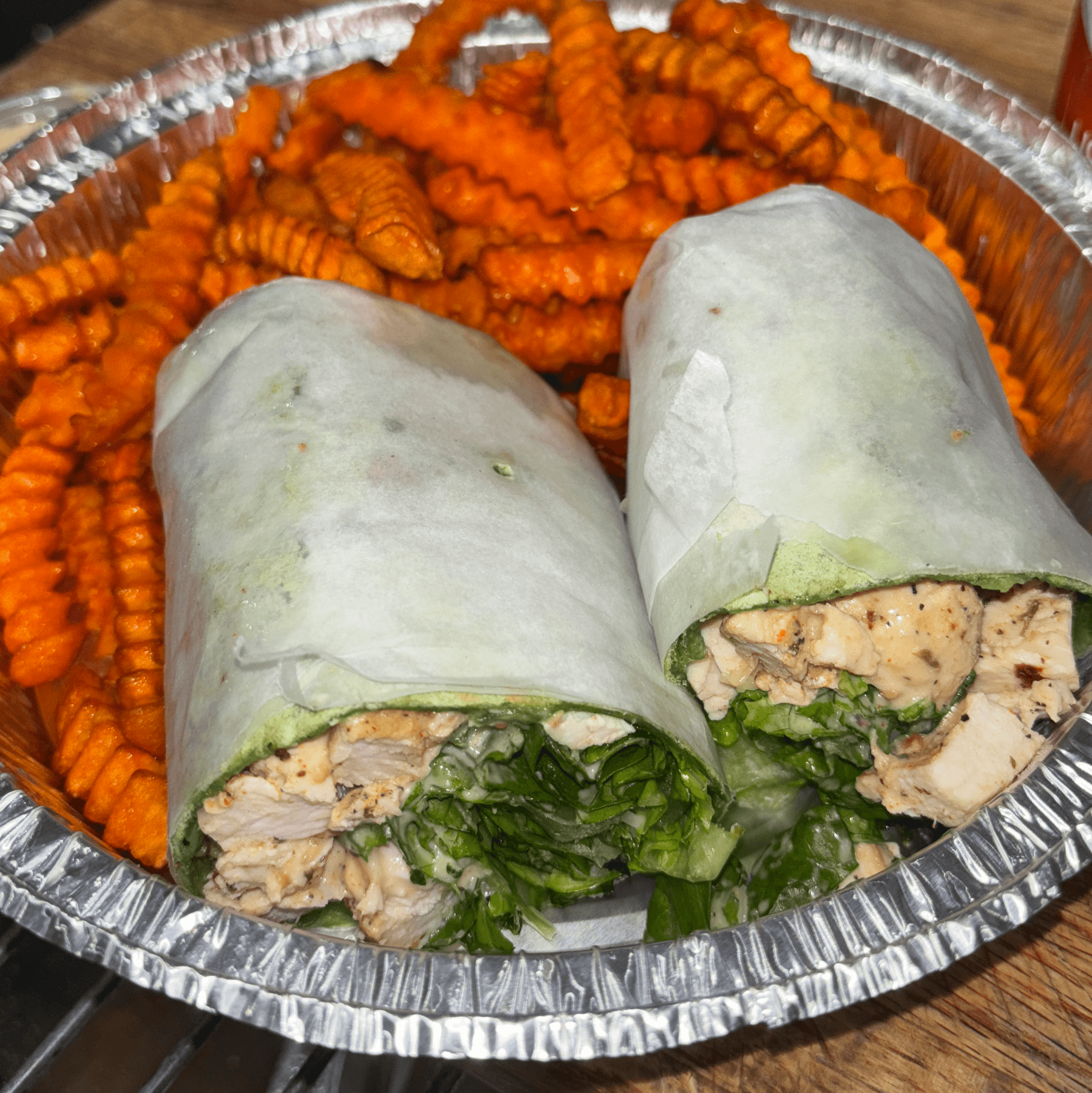Chicken Caesar Wrap.