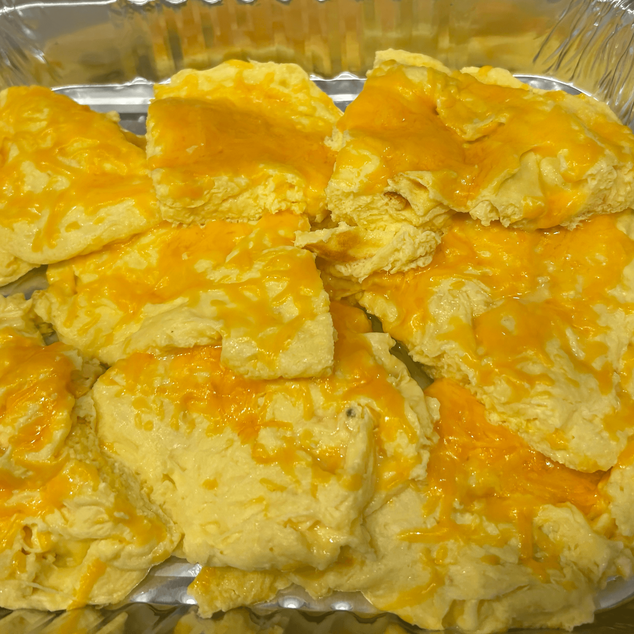 Scrambled Cheesy Eggs Pan - catering.