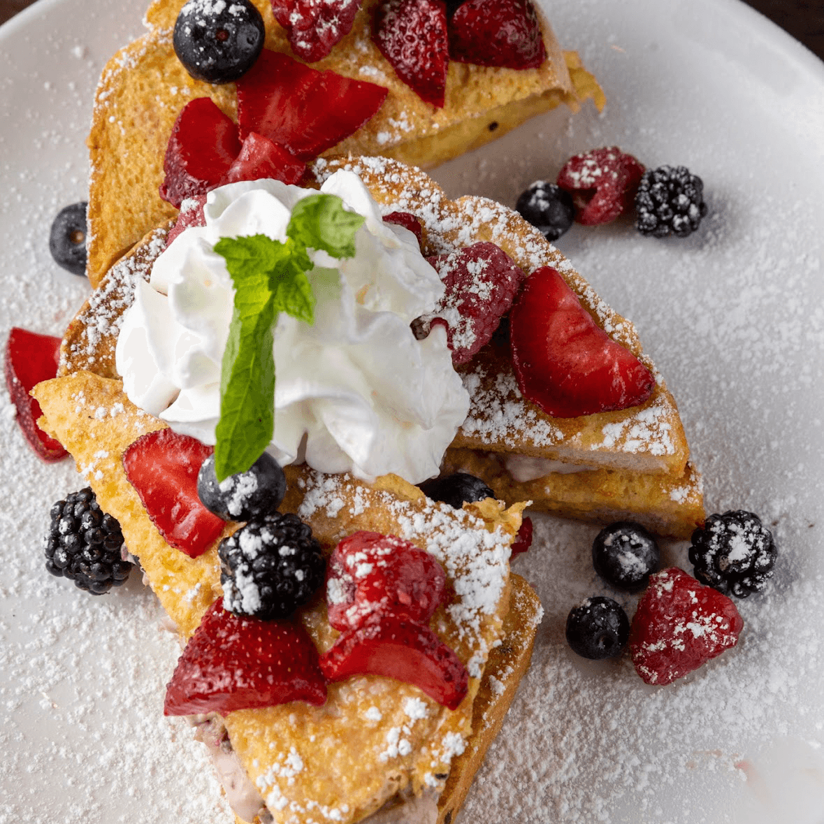 Stuffed Berry French Toast.
