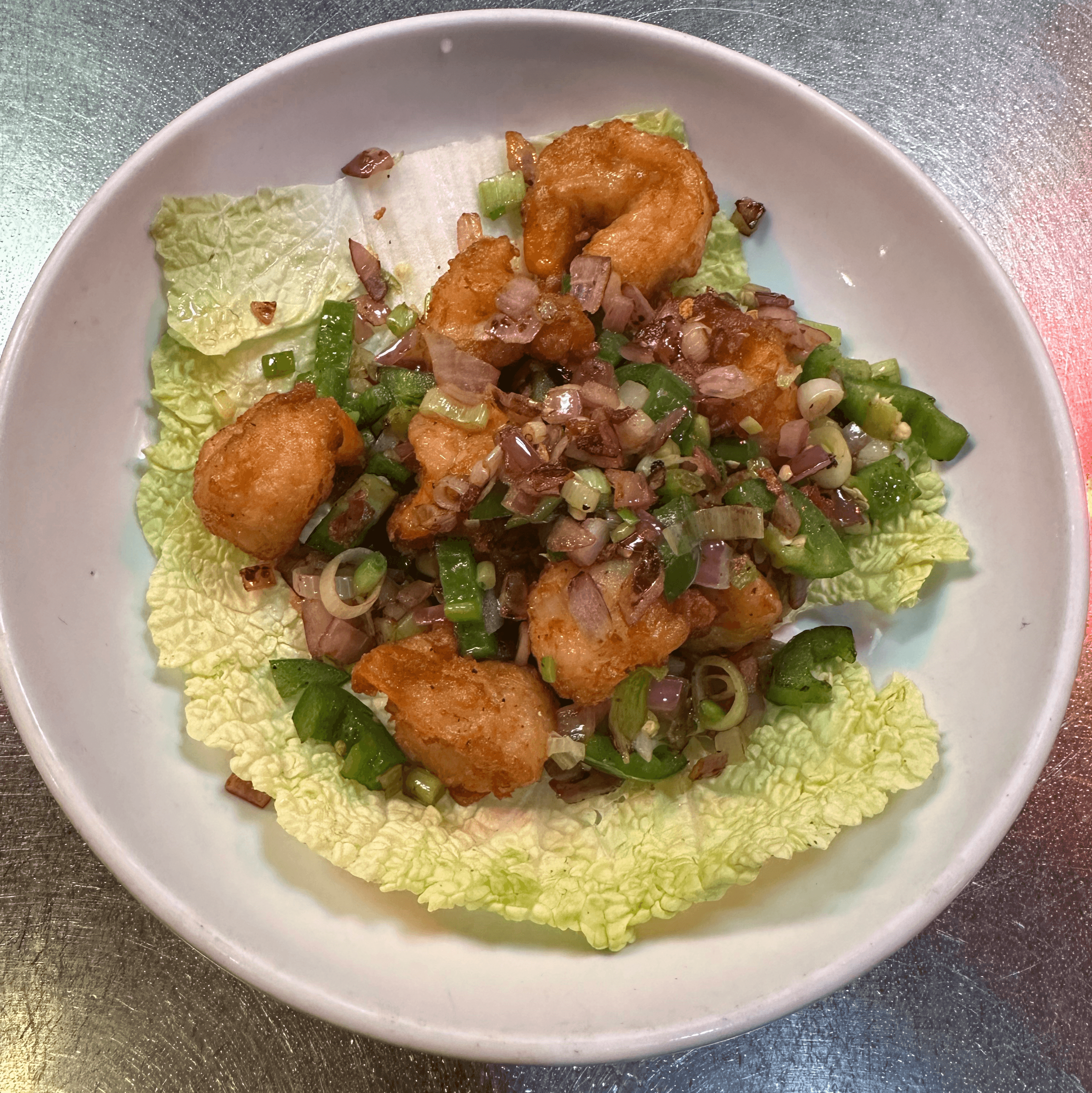 Salt & Pepper Prawns.