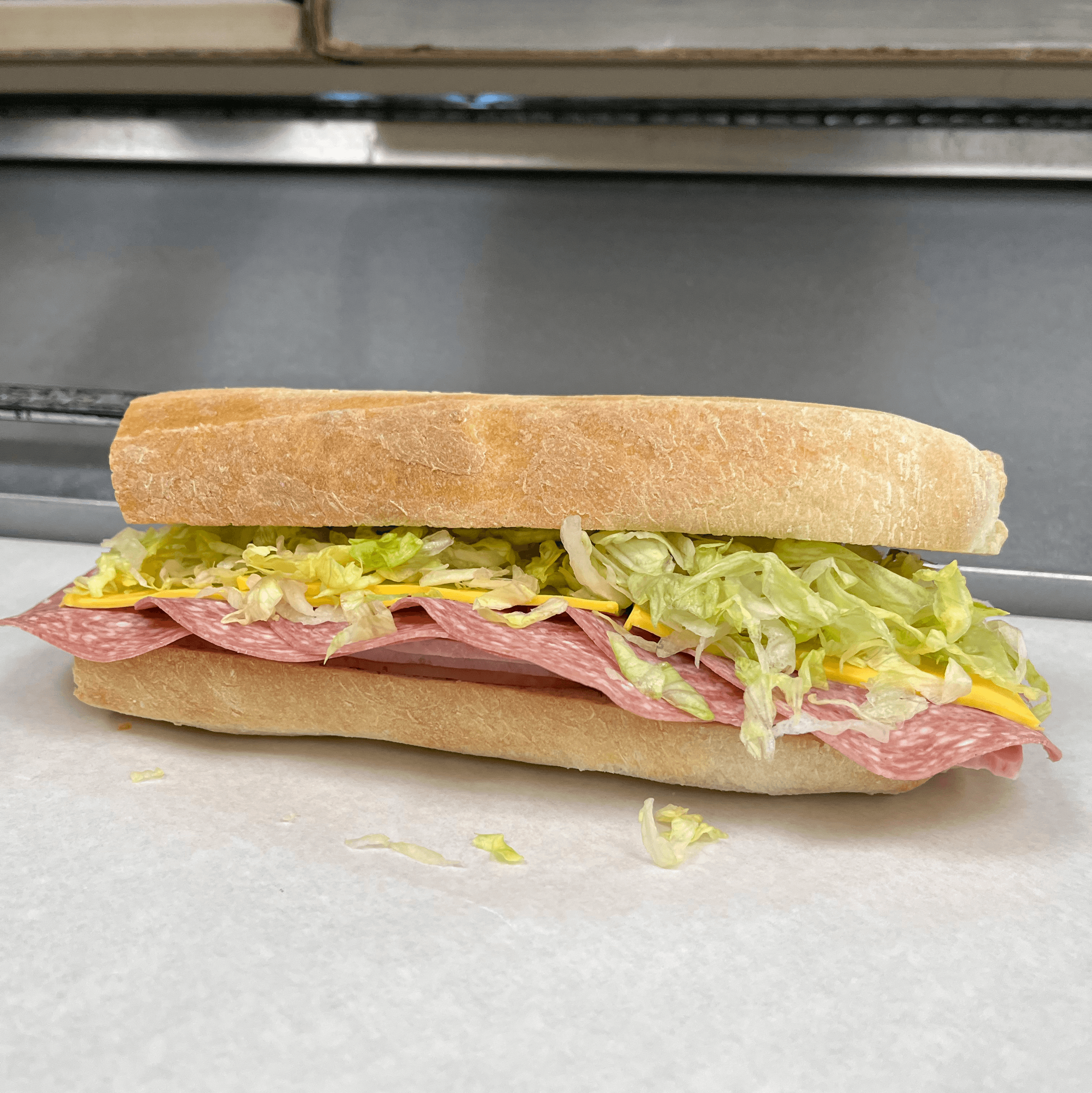 1/2 Torpedo Deluxe Sandwich.
