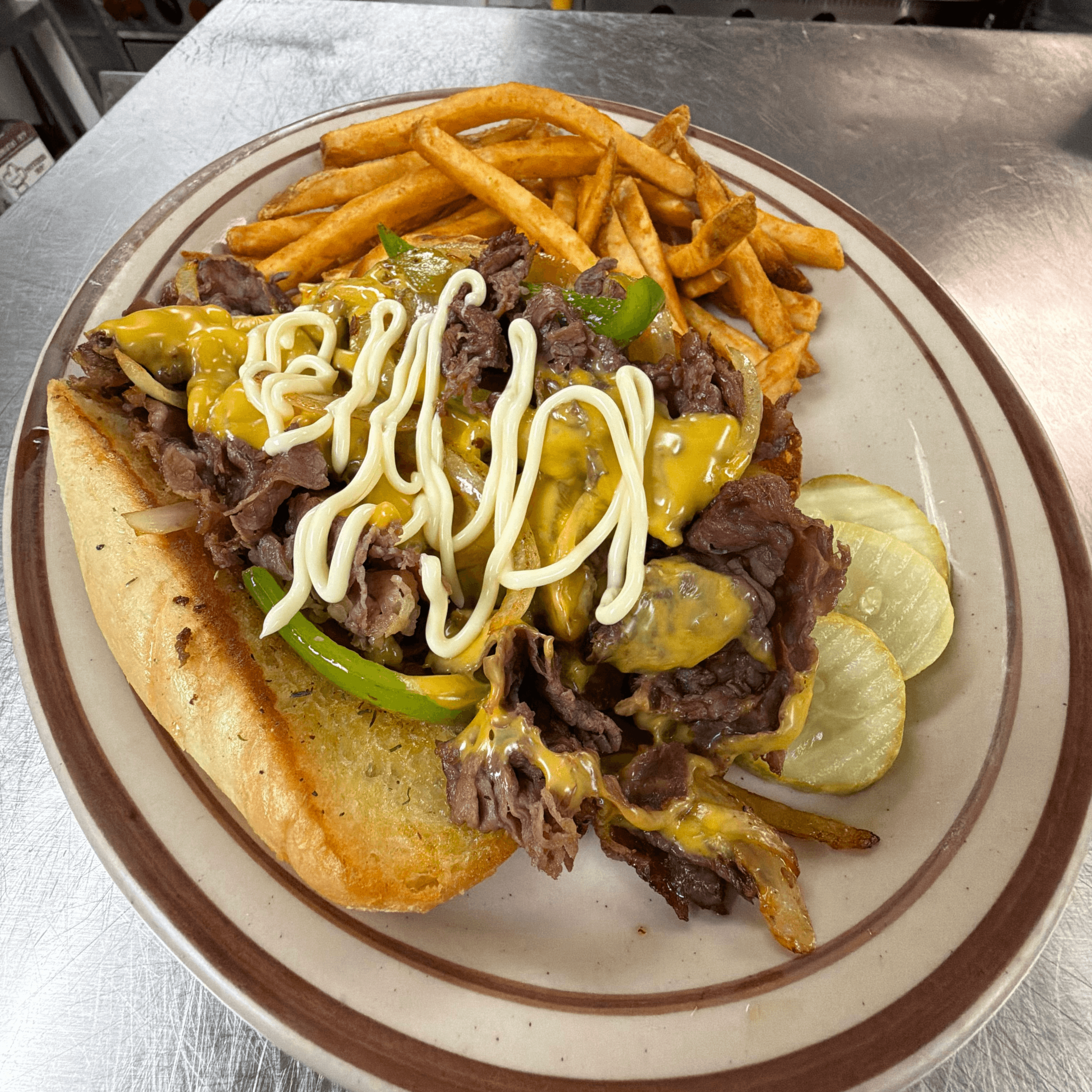 Philly Steak Sandwich.
