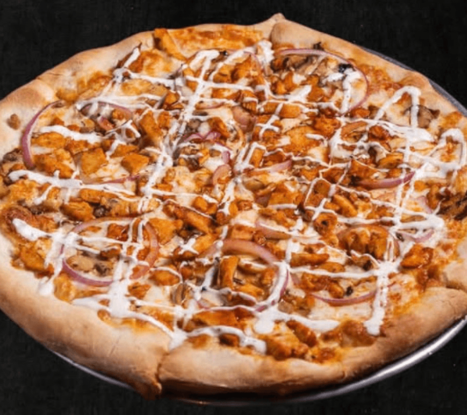 XLG Buffalo Chicken Pizza.