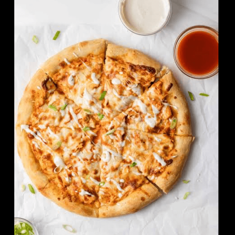 Buffalo Chicken Pizza.