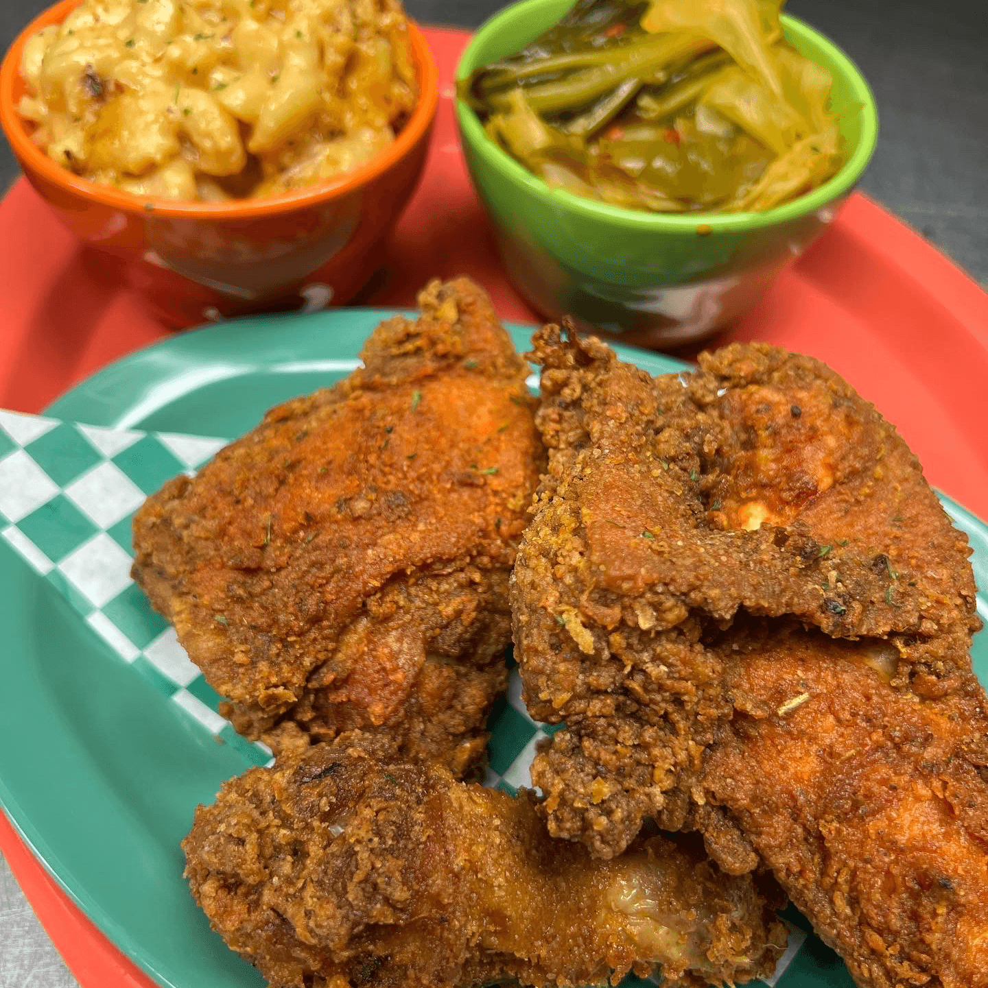 Fried Chicken Dinner.