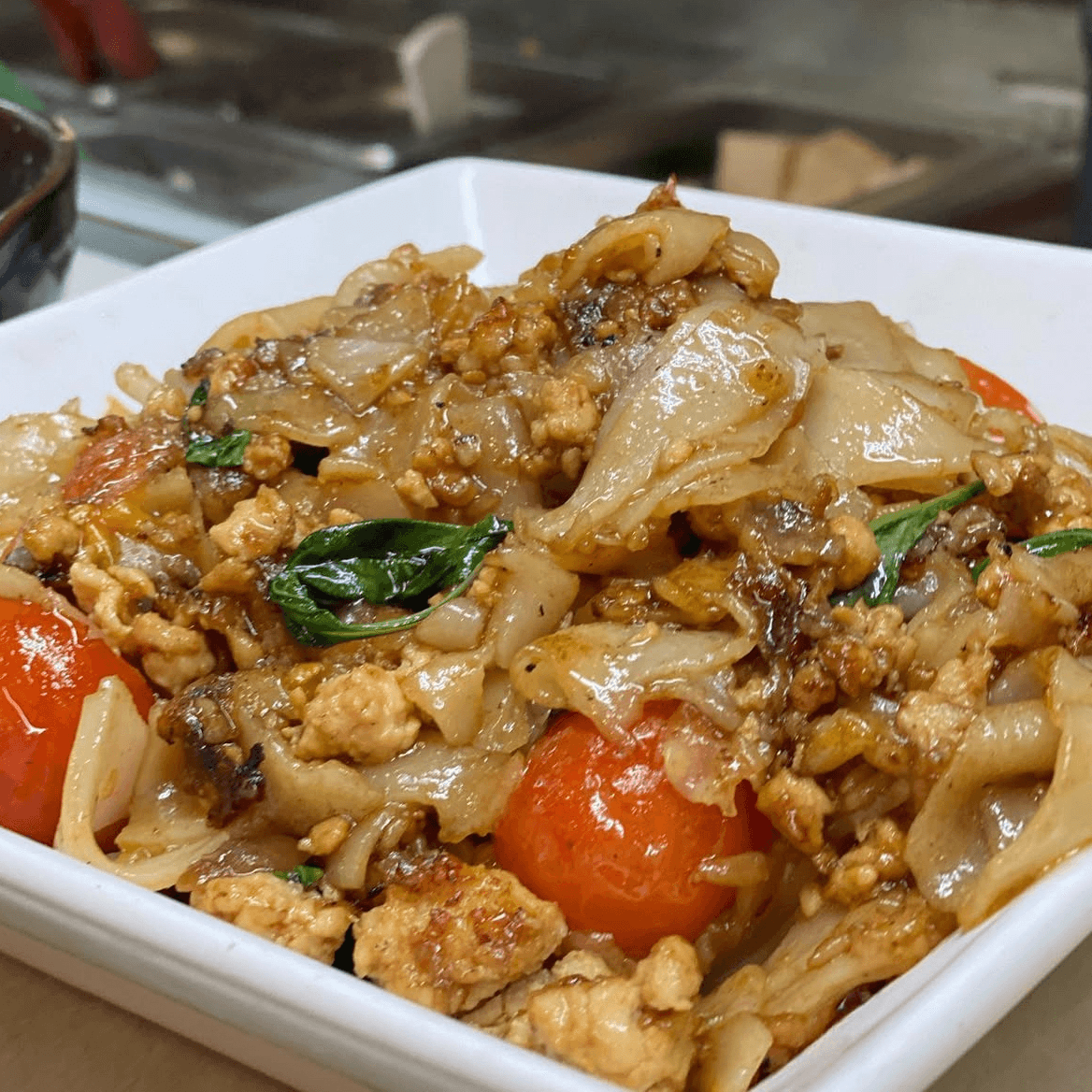 Pad-Kee-Mow (Drunken Noodles).