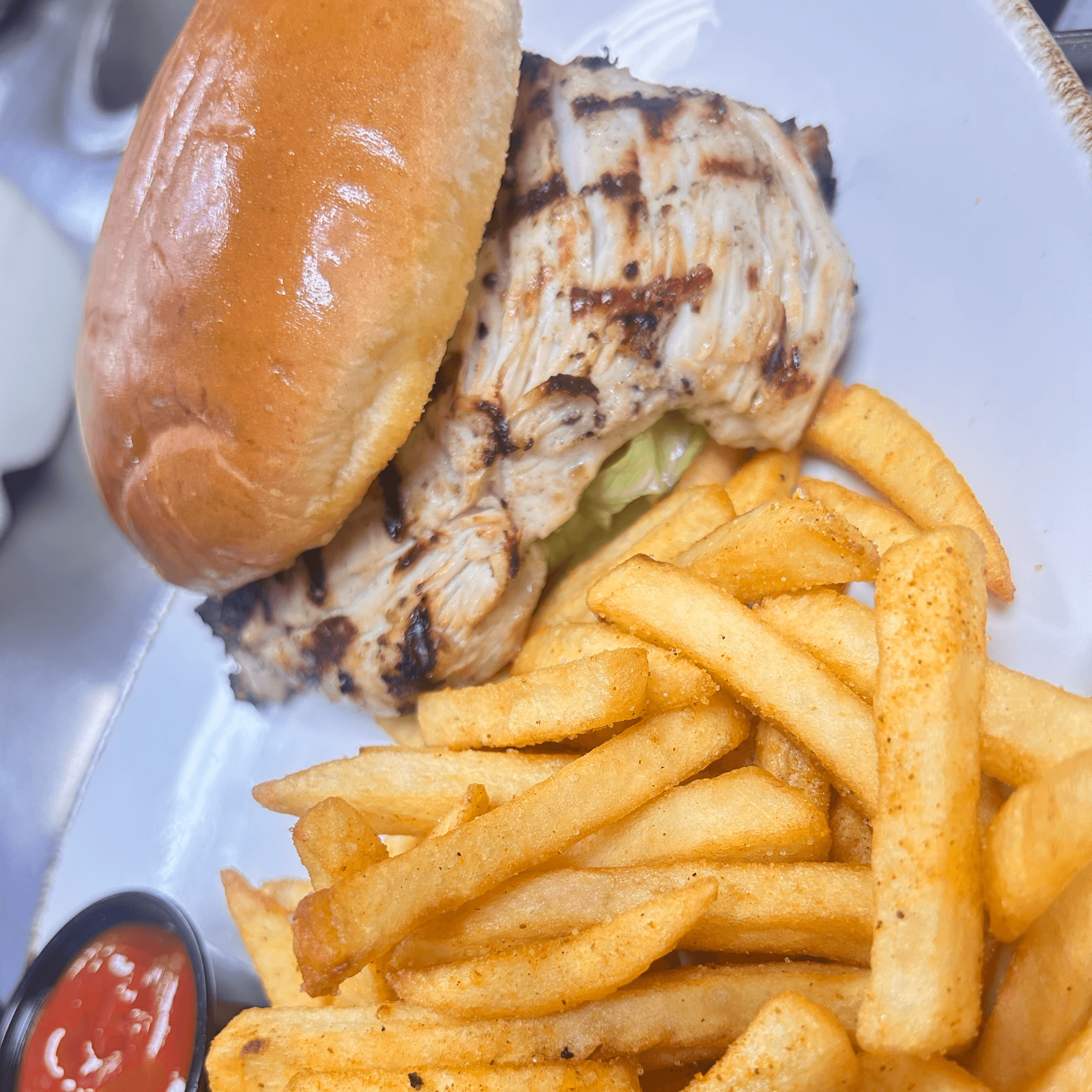Grilled Chicken Sandwich.