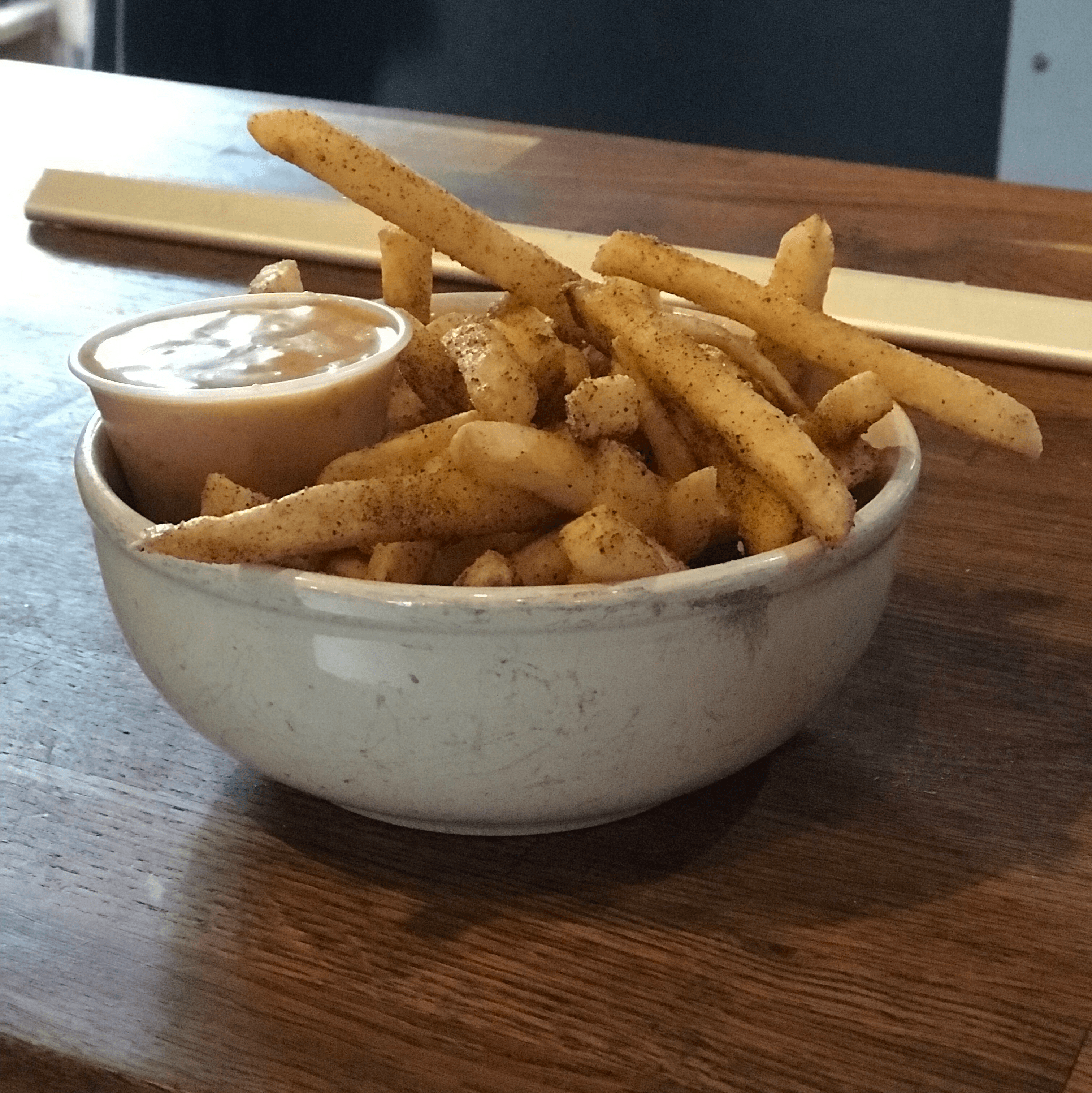 Chipotle-Garlic Fries (gf/veg).