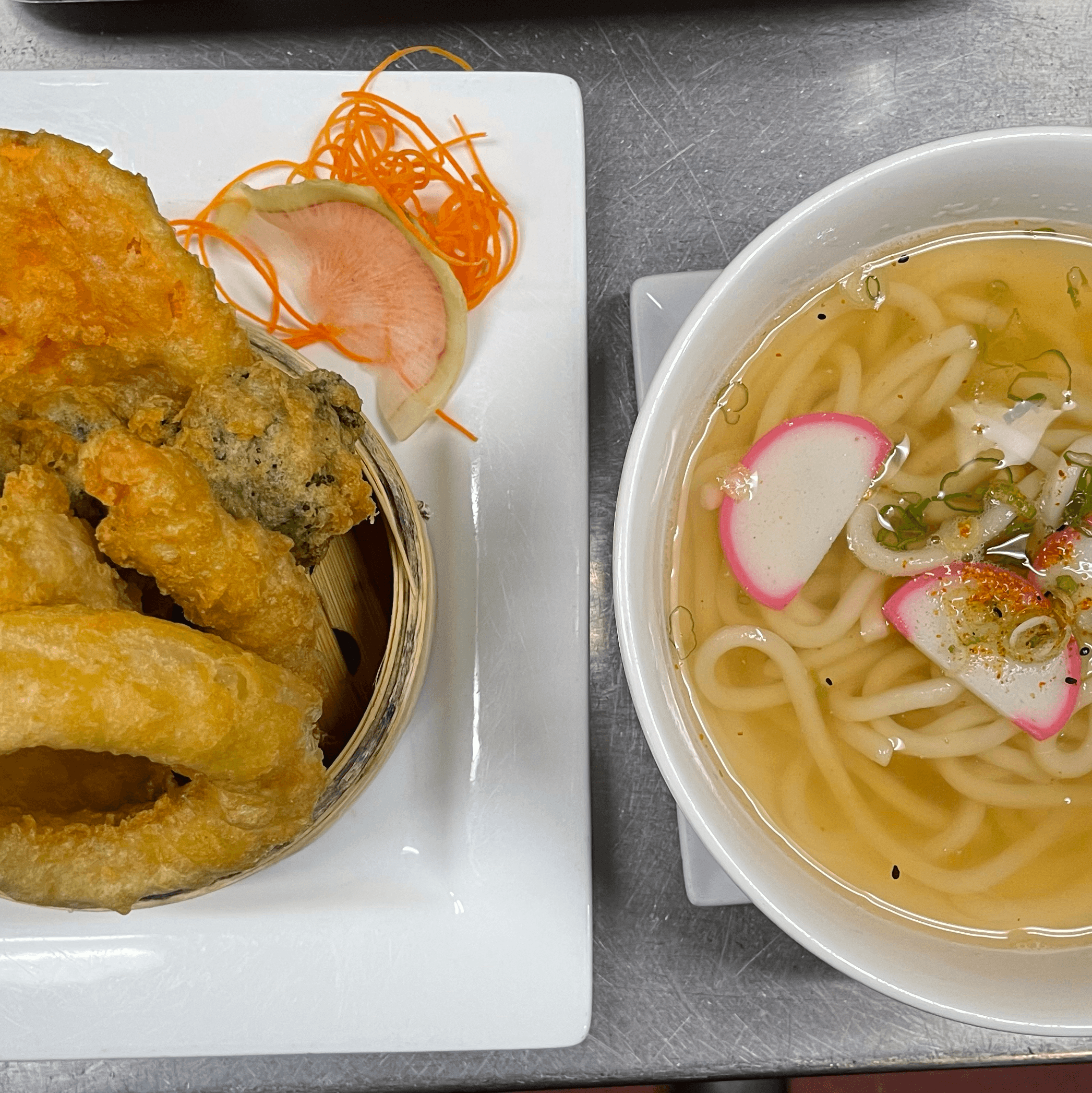 Udon & Tempura Combo.