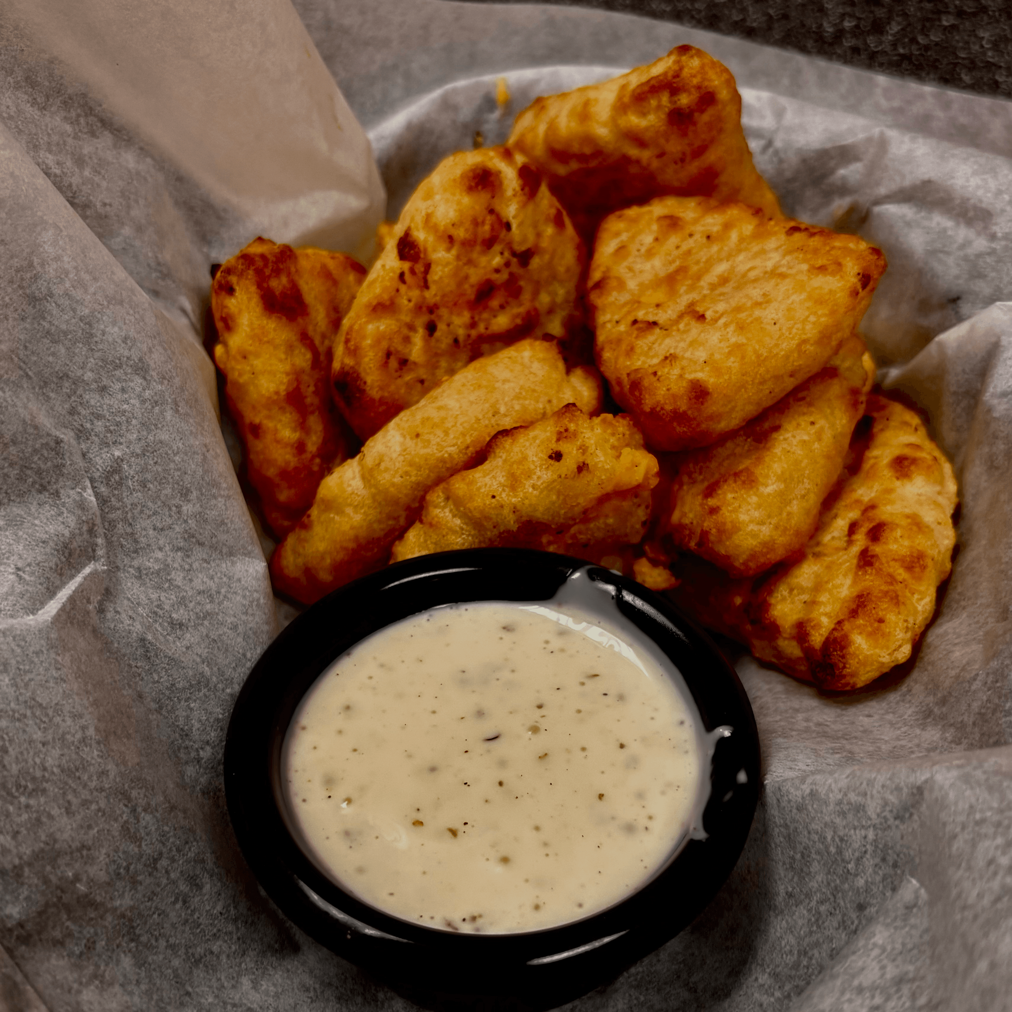 Macaroni & Cheese Bites.