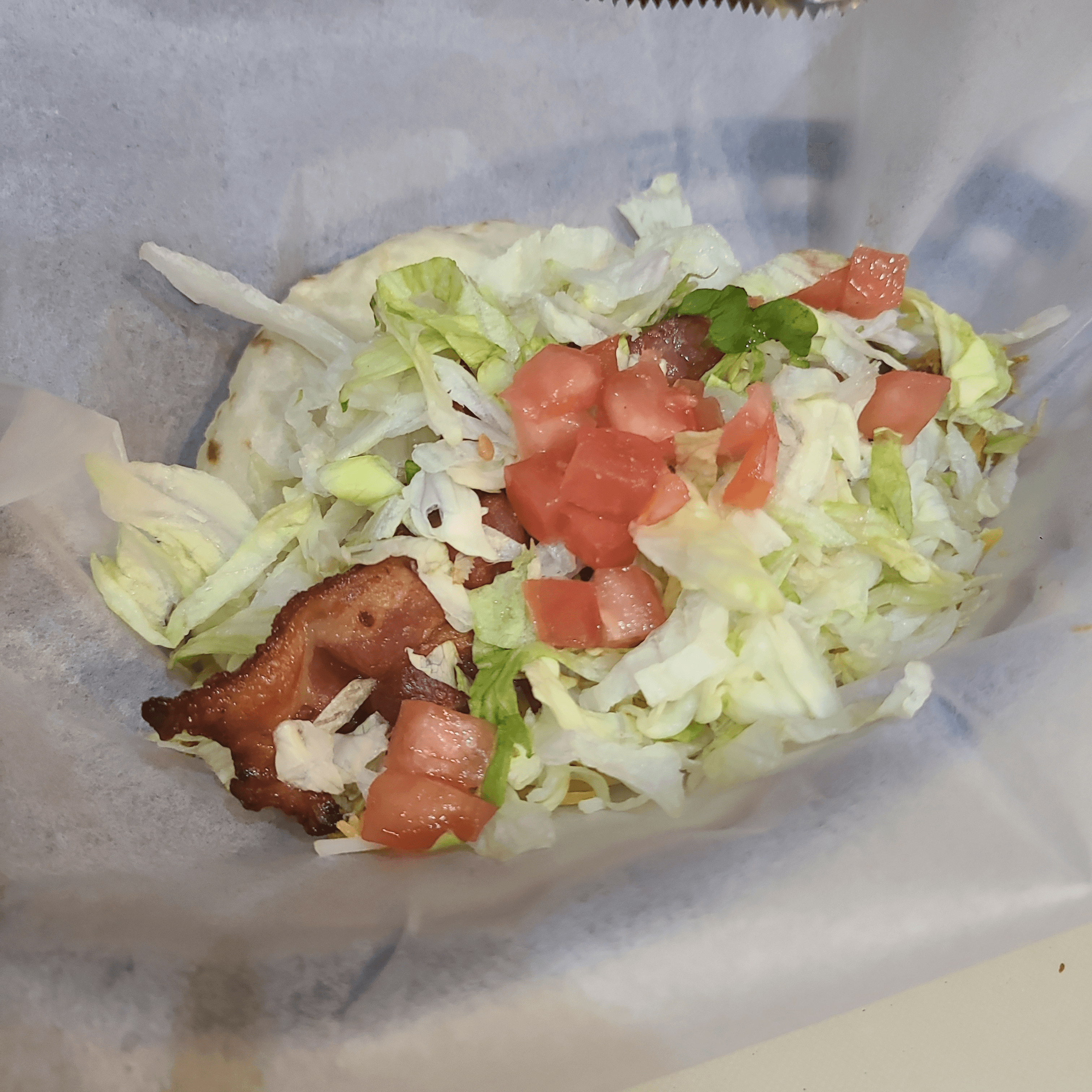 Chicken Club Taco.