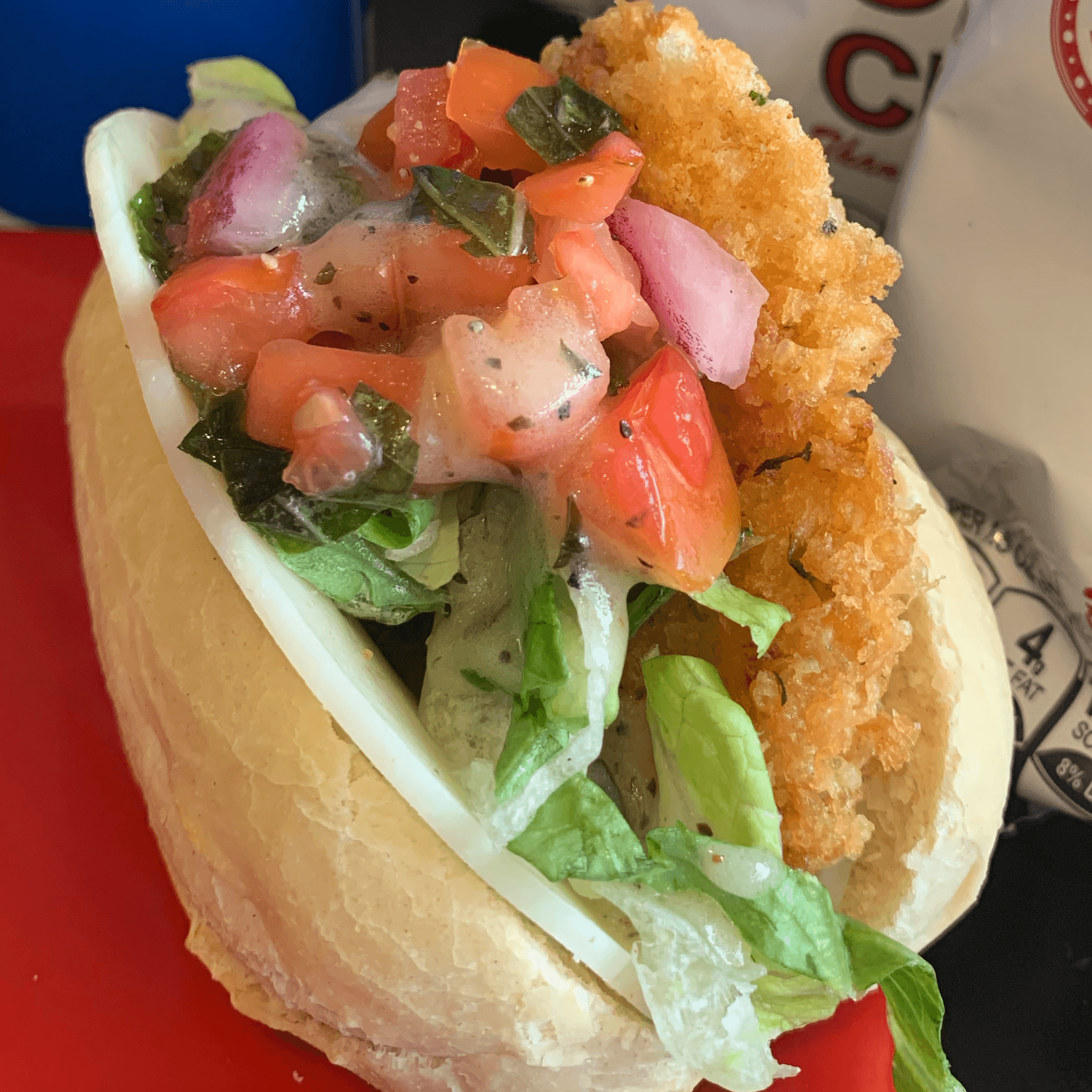 Crispy Chicken & Cheese.