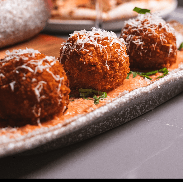 Sausage & Onion Riceballs.