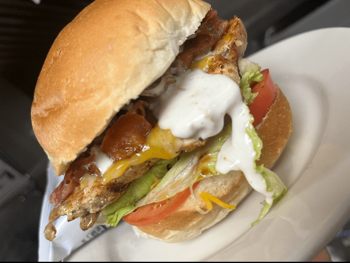 Ranchero Cajun Chicken Sandwich.