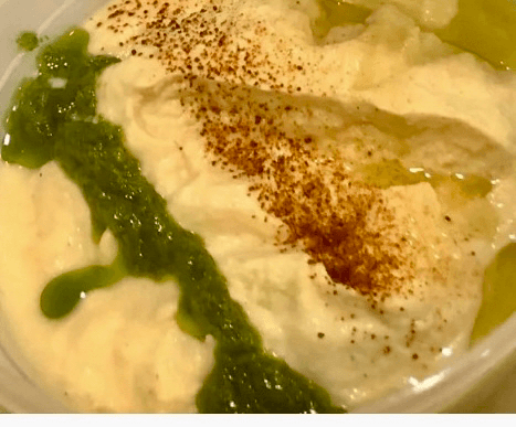 Babaghanoush Dip W/ Tortilla Chips.