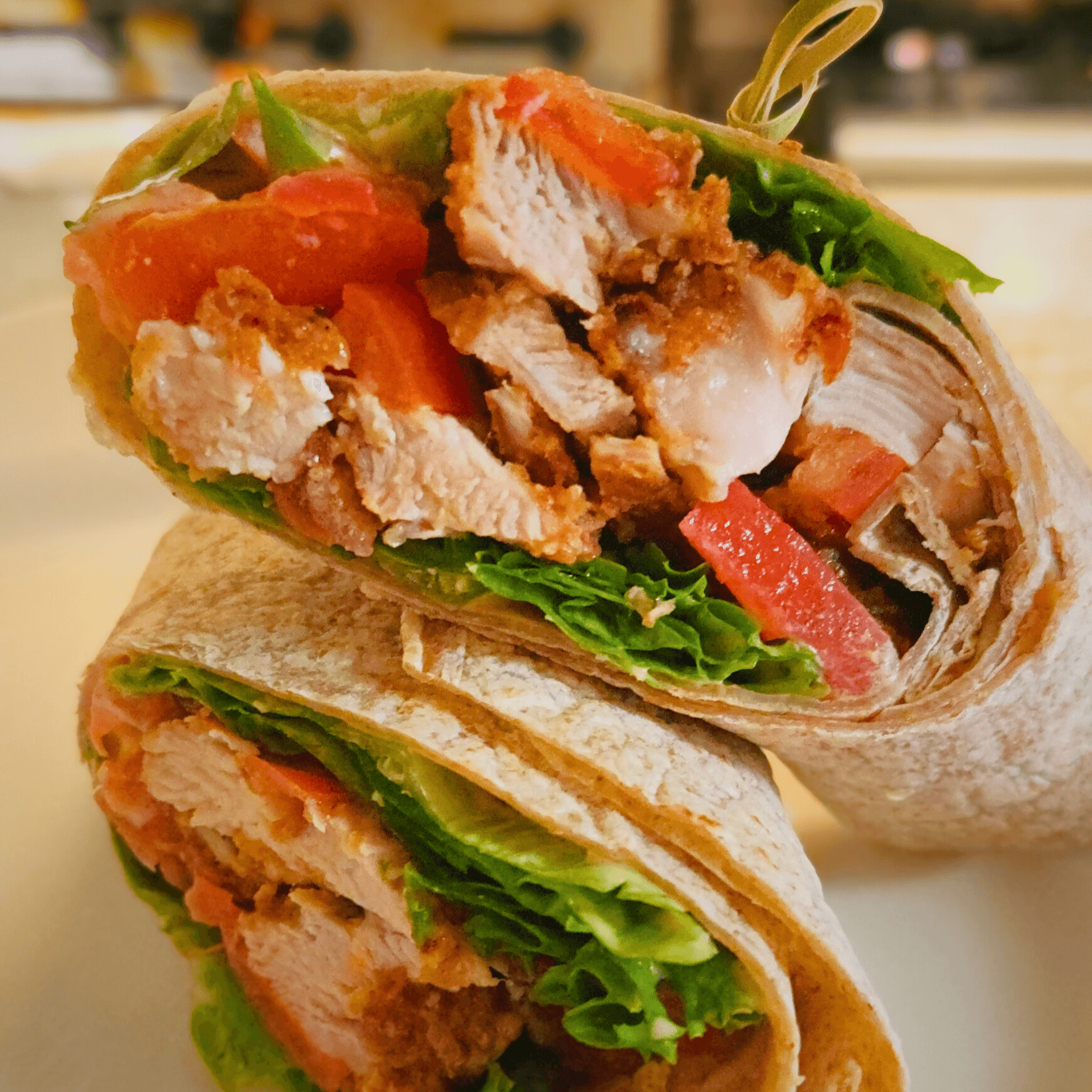 Chicken Tender Wrap.