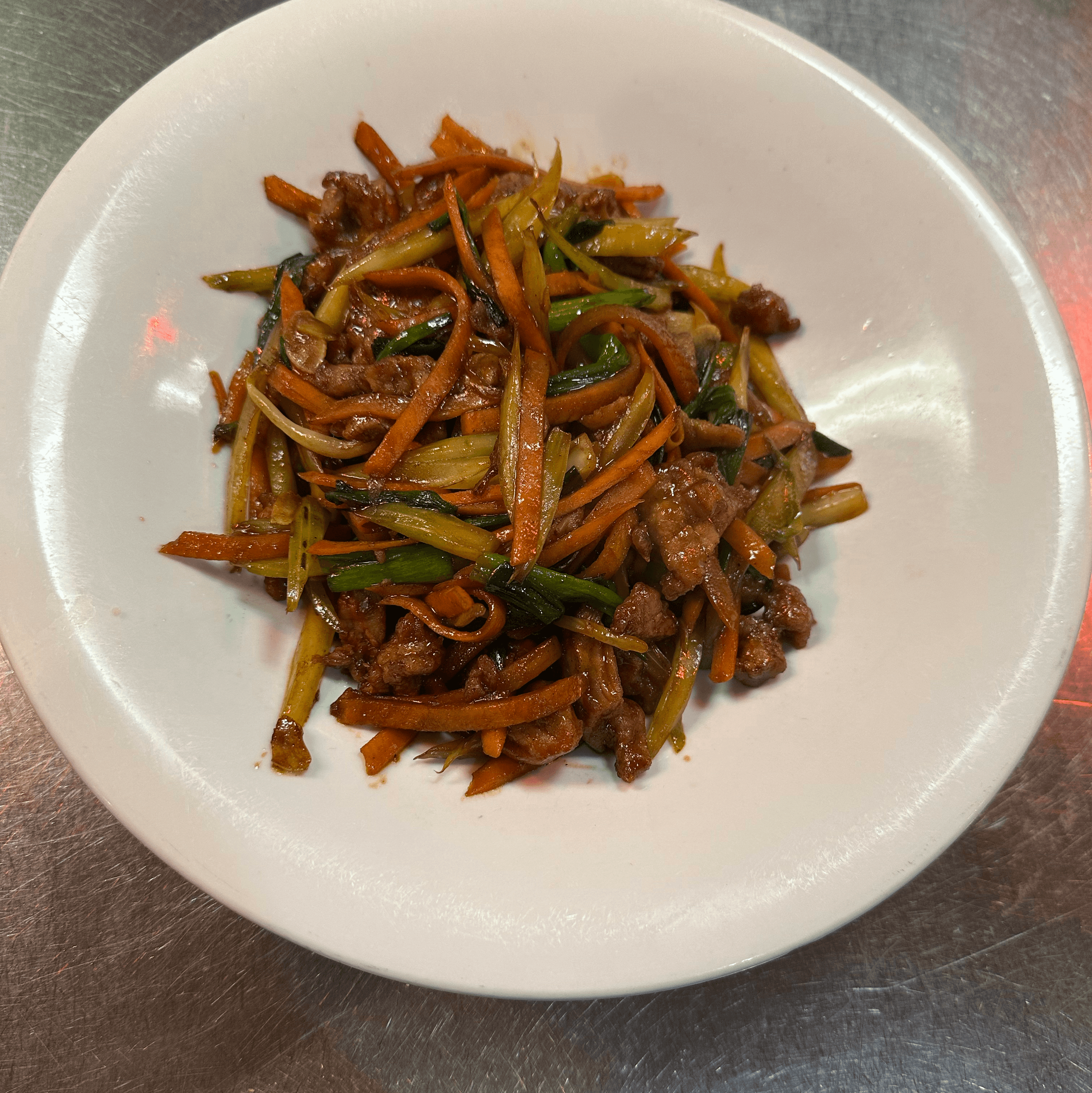 Sichuan Stir Fry Dinner.