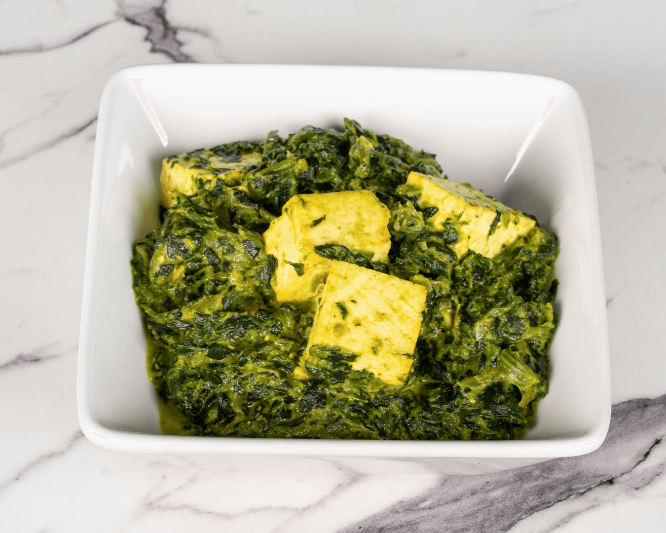 Saag Paneer Curry.