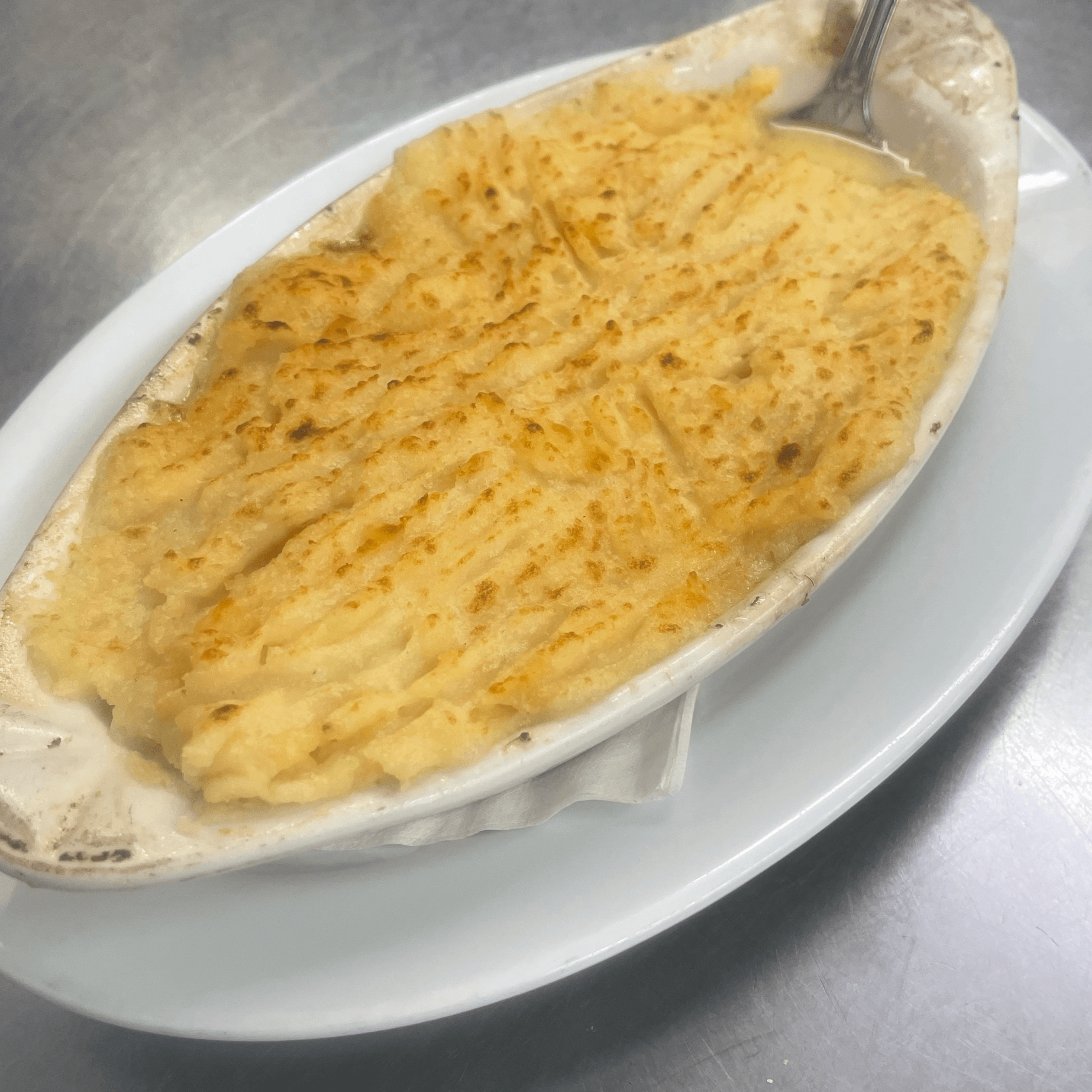 Baked Fisherman's Pie.