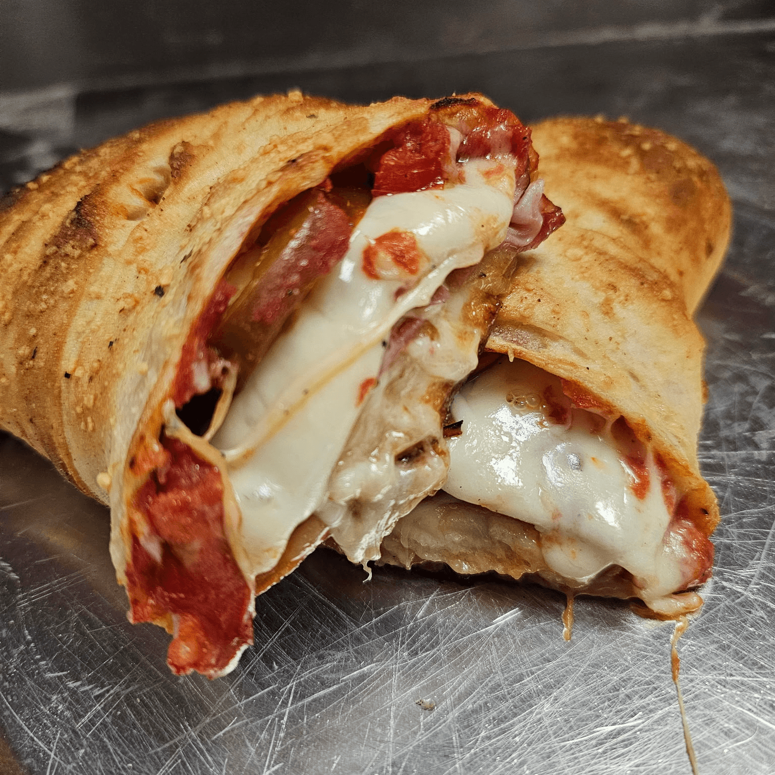 Beef Stromboli.