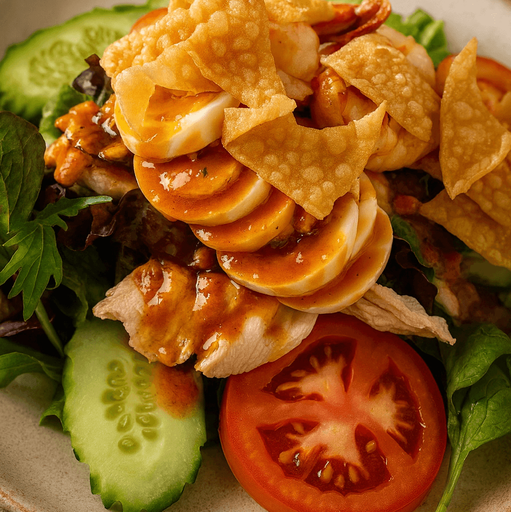 Gf - yum yai with peanut dressing.