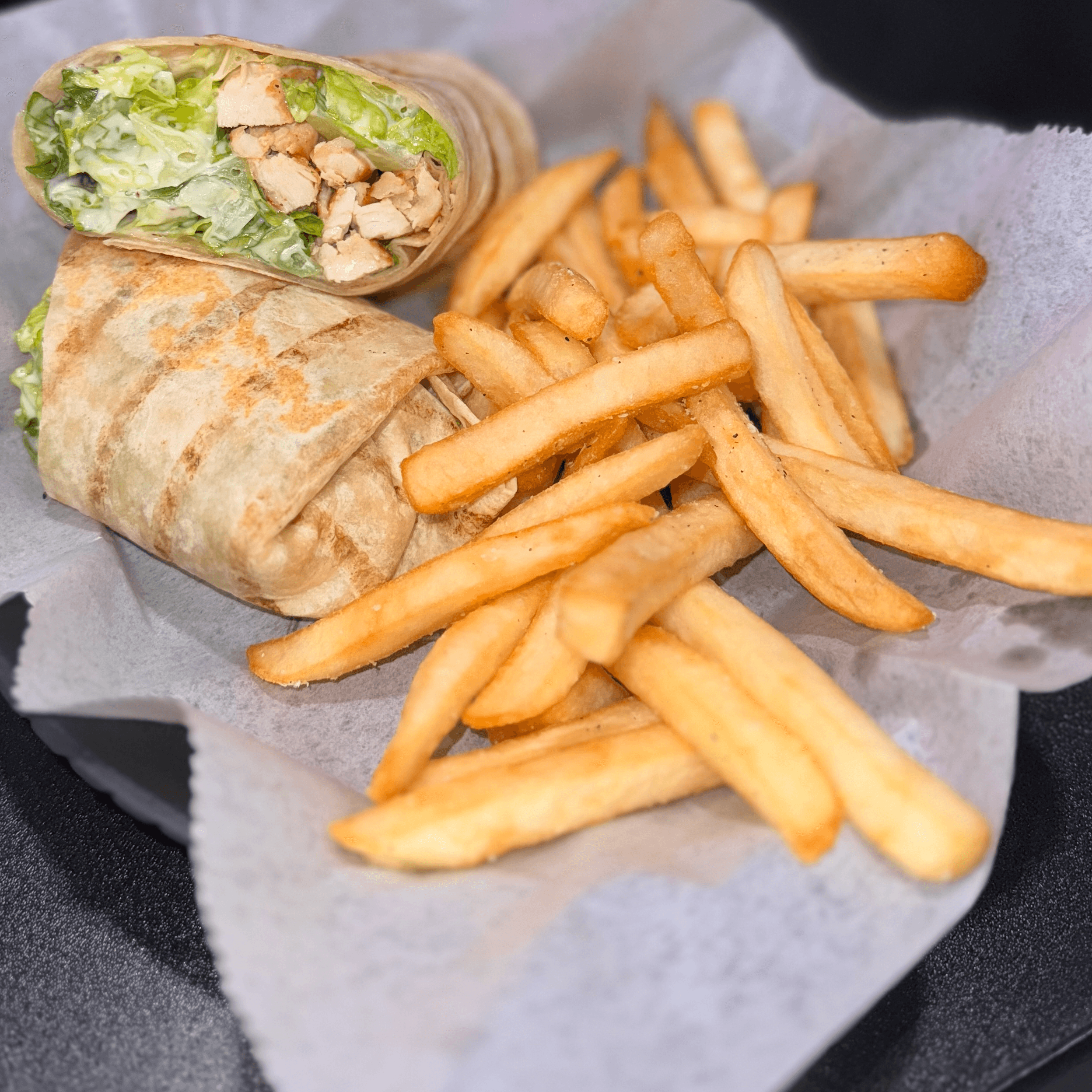 Chicken Caesar Wrap.