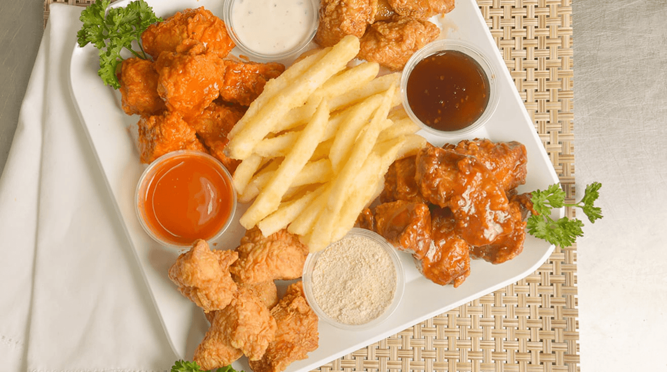 10 Flavor Popcorn Chicken.