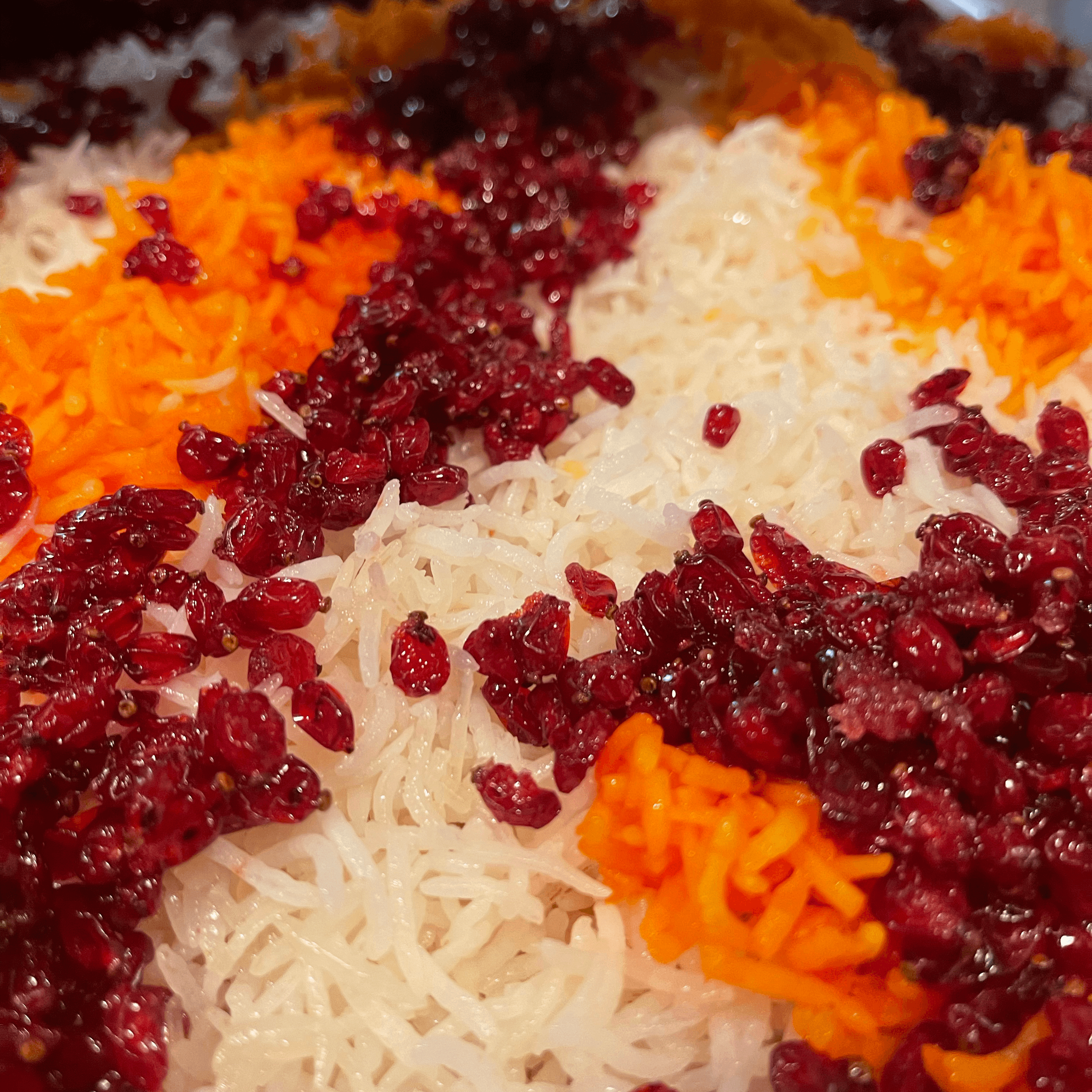 Zereshk Rice  (GF, VG).