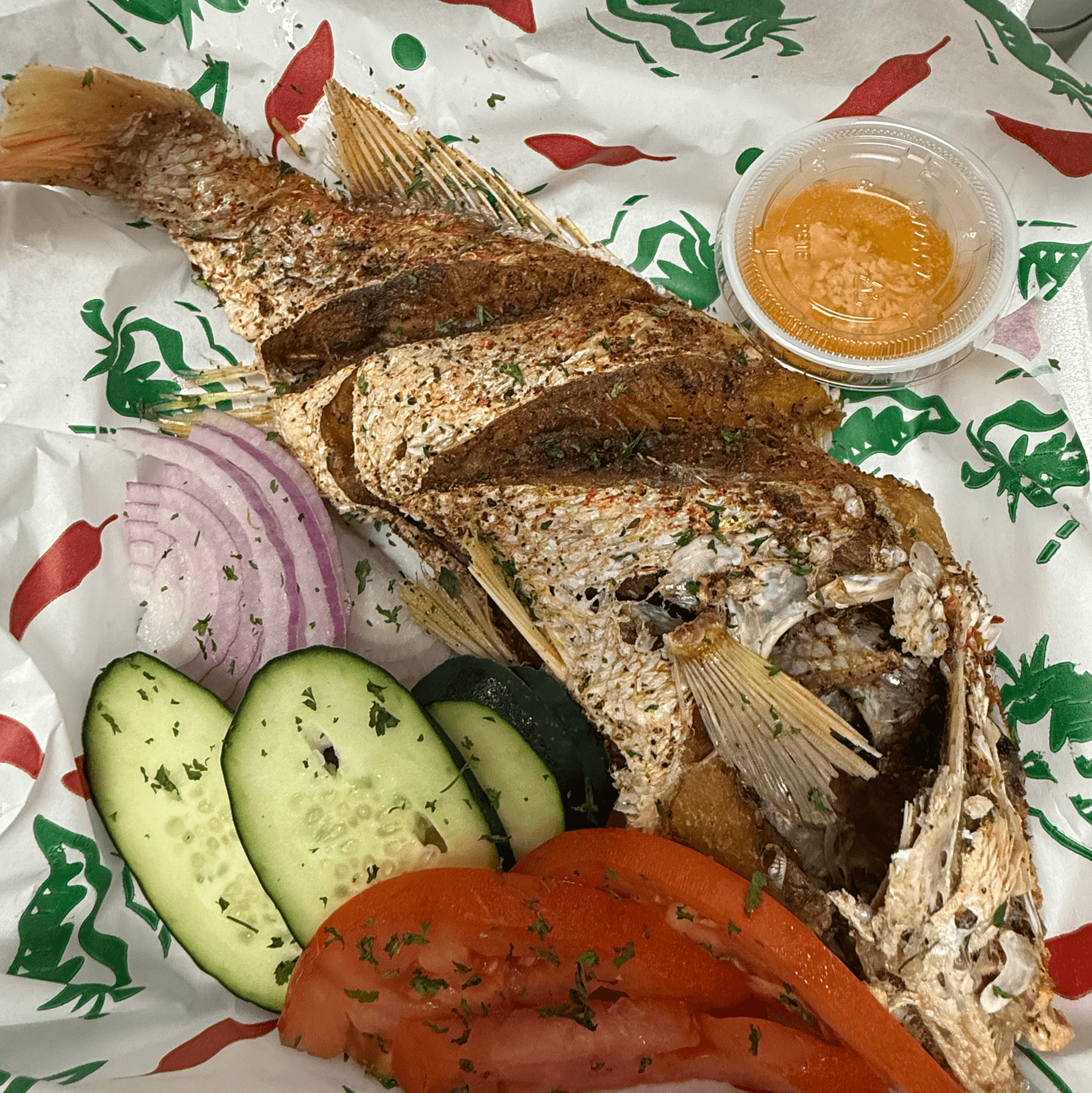Whole Red Snapper.