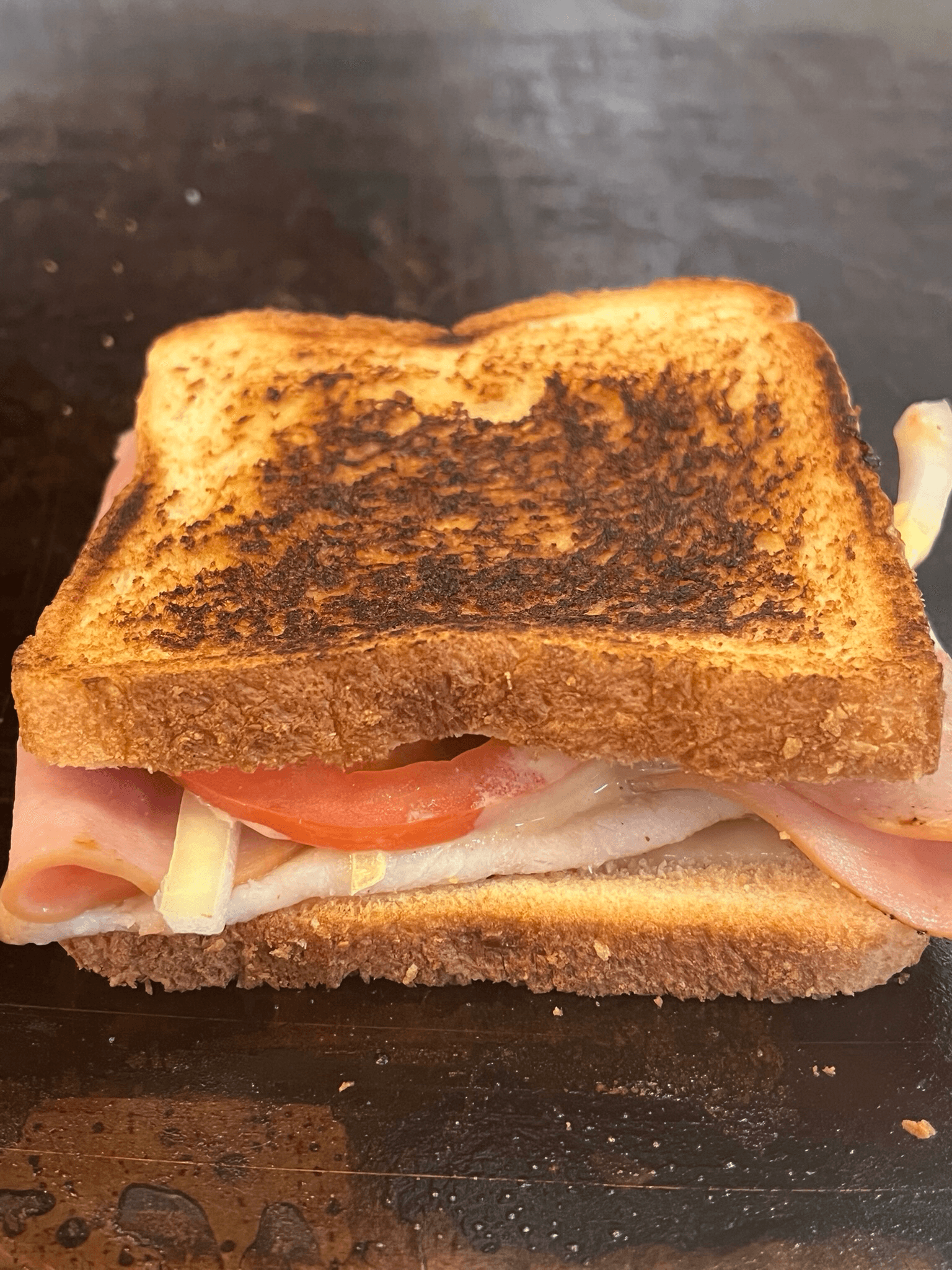 Grilled Cheese Deluxe Sandwich.