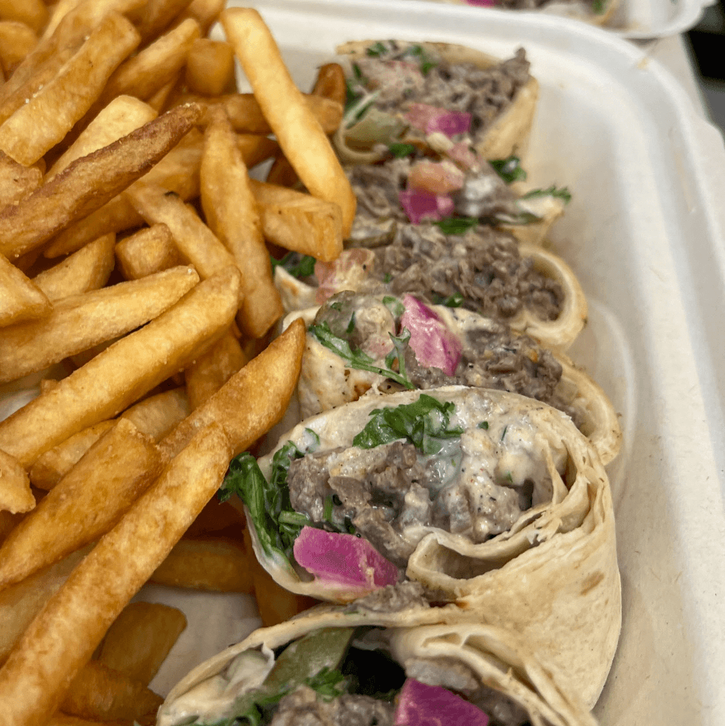 Beef Shawarma Wrap.