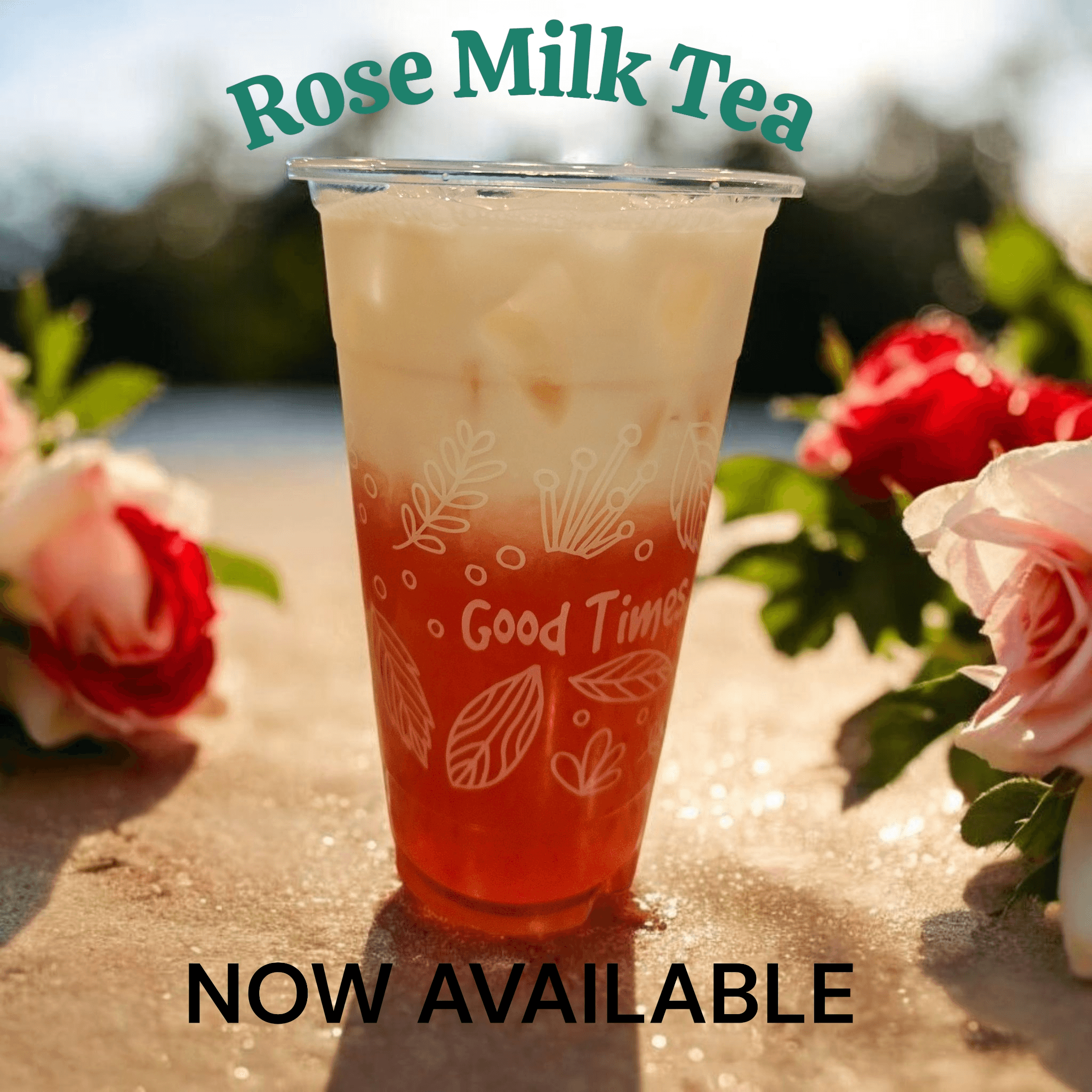 Rose Milk Tea.