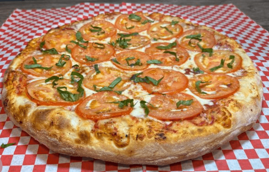 Margherita pizza.